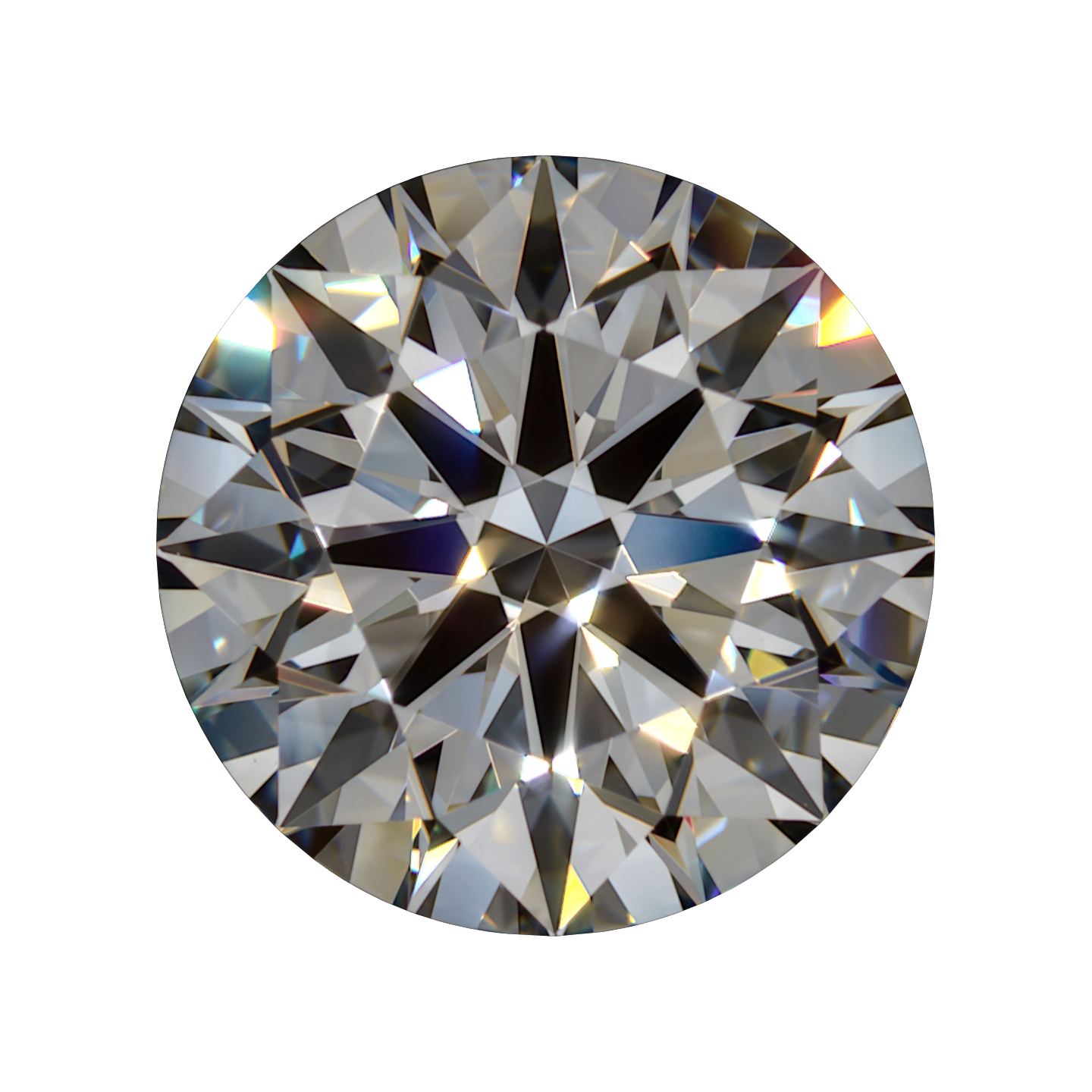 2.01 D VVS1 BG Deluxe Lab Round still