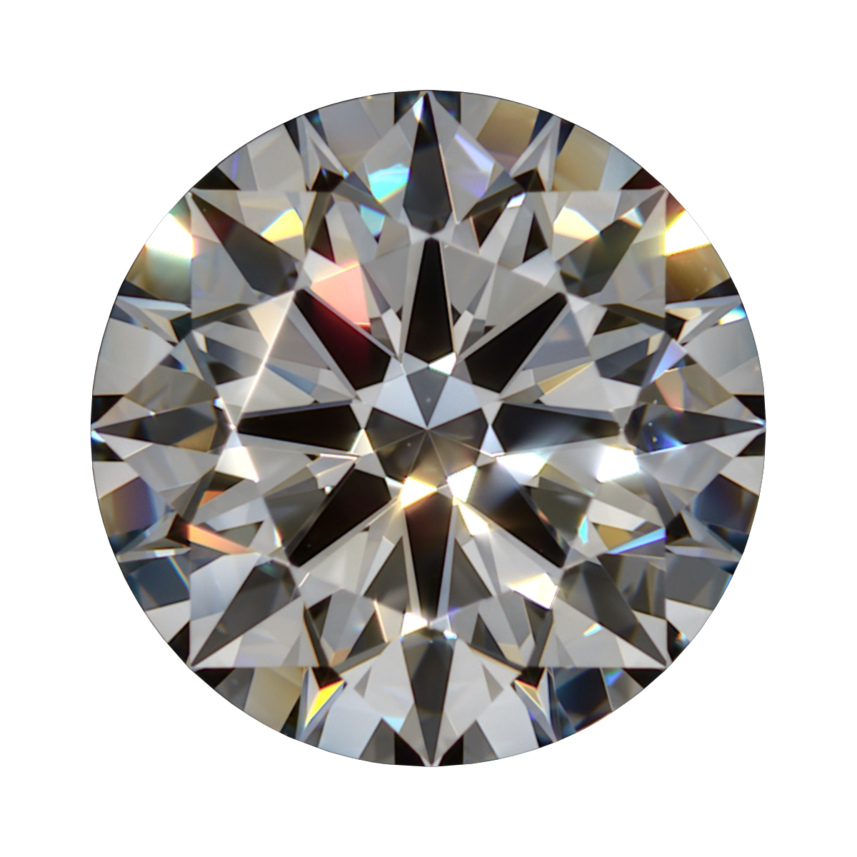 1.55 E VVS2 BG Deluxe Lab Round still