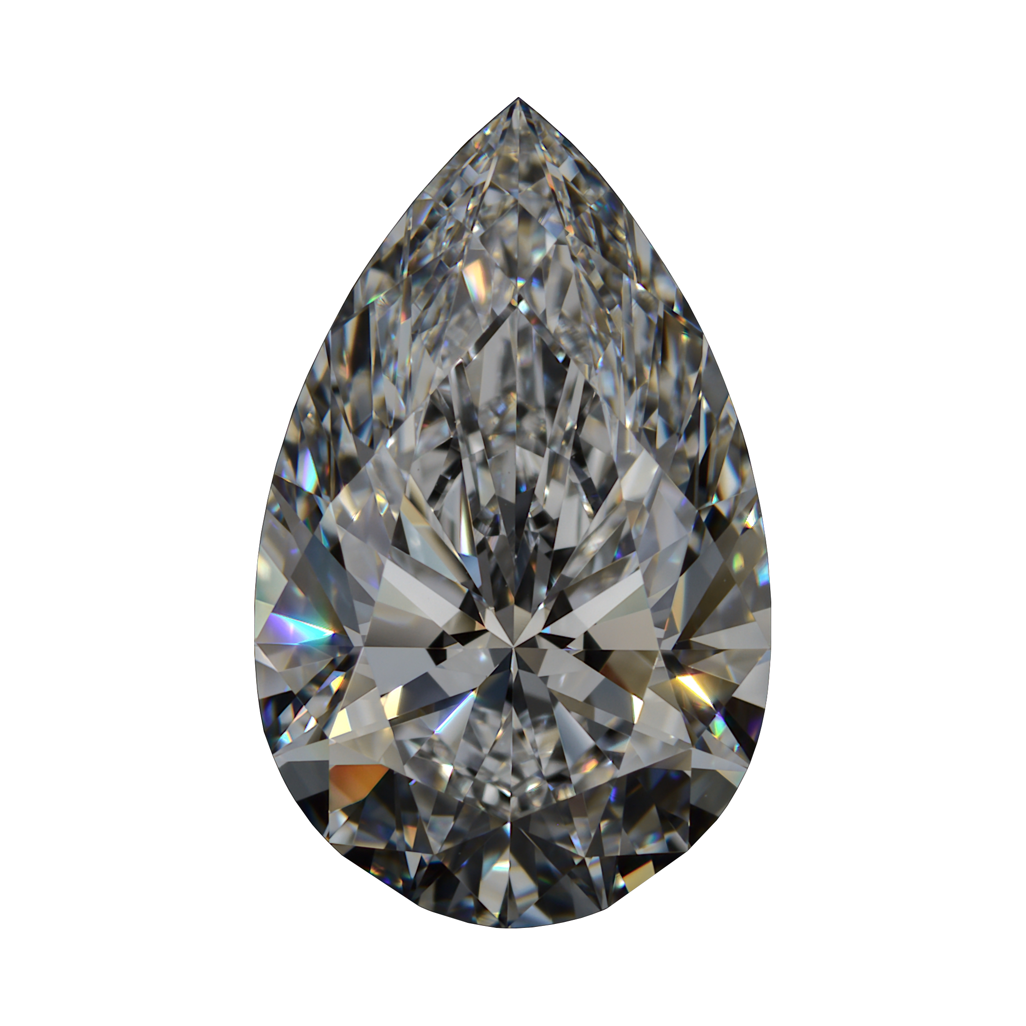 3.21 D VVS1 Premium Lab Pear Shape still