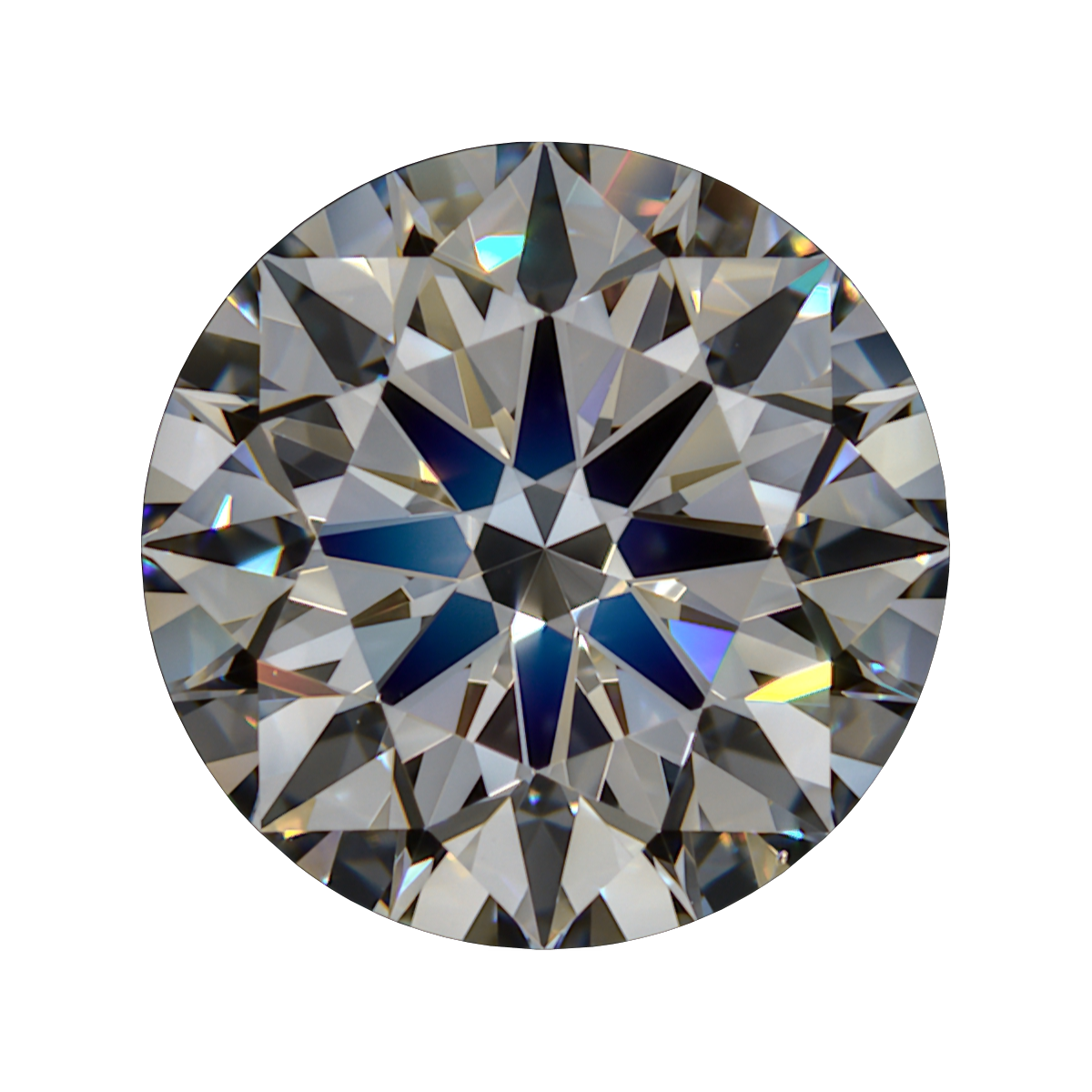 1.31 D VVS1 Premium Lab Grown Round still