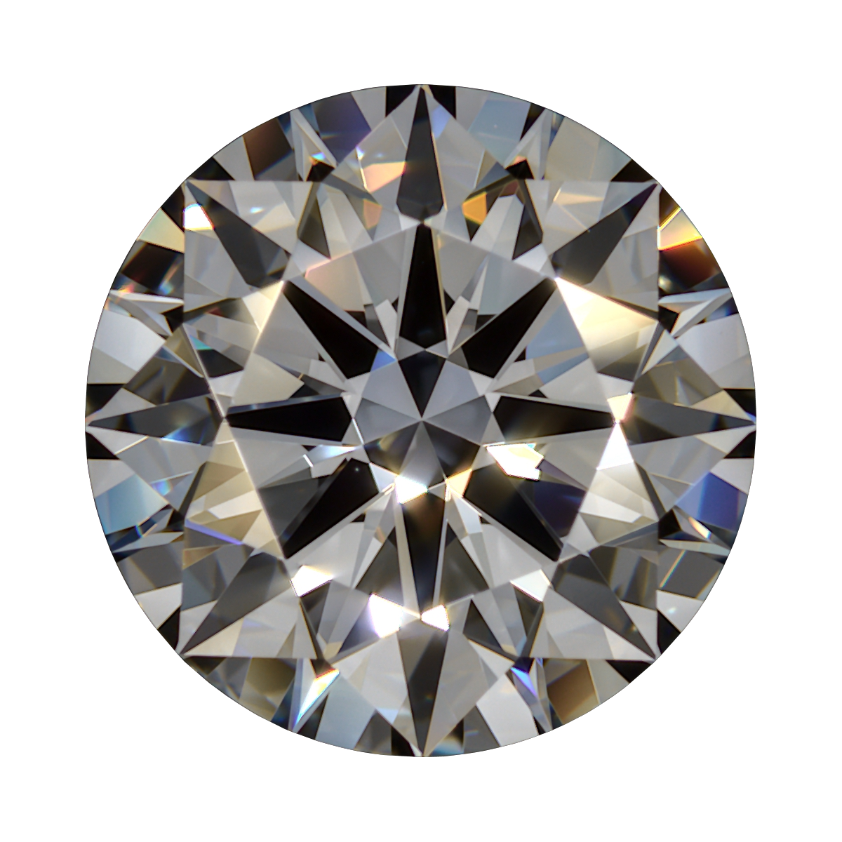 1.61 D VVS1 Premium Lab Round still