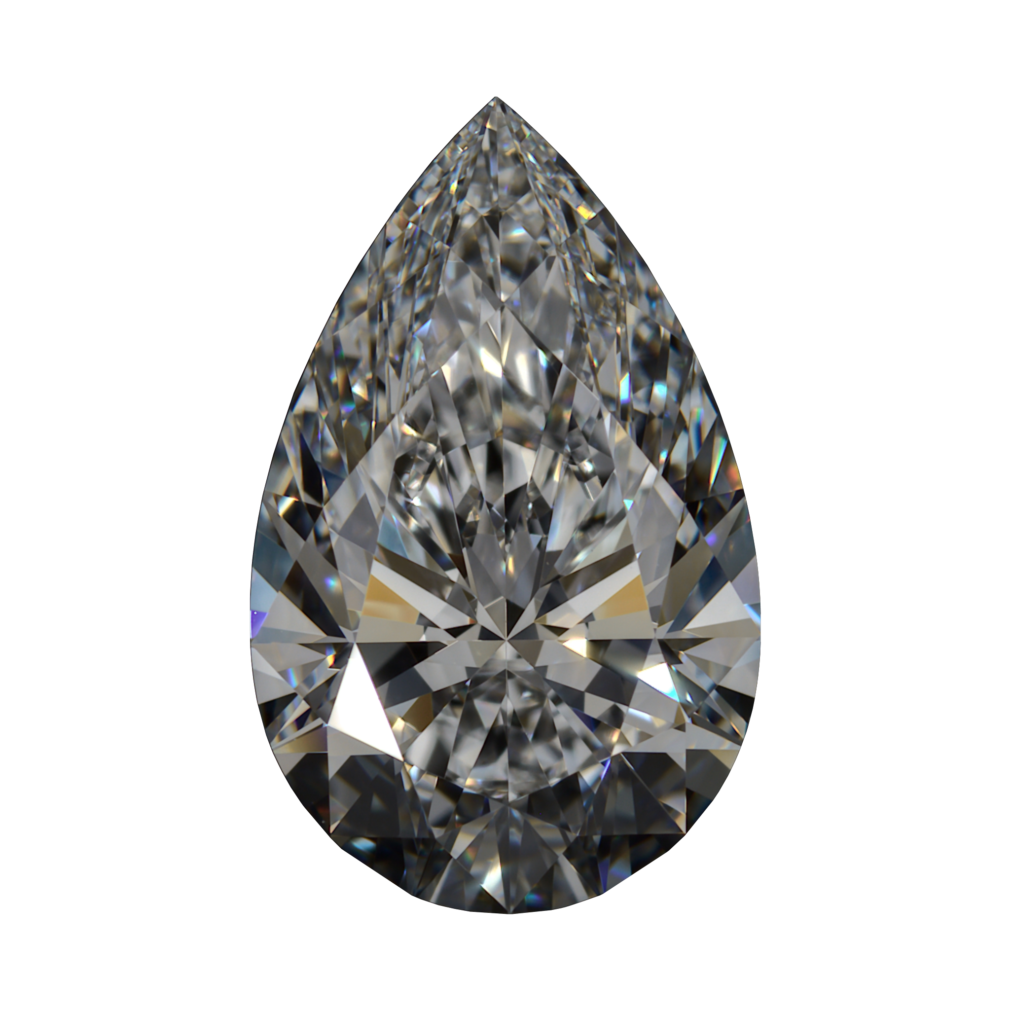 3.17 D VVS1 Premium Lab Pear Shape still