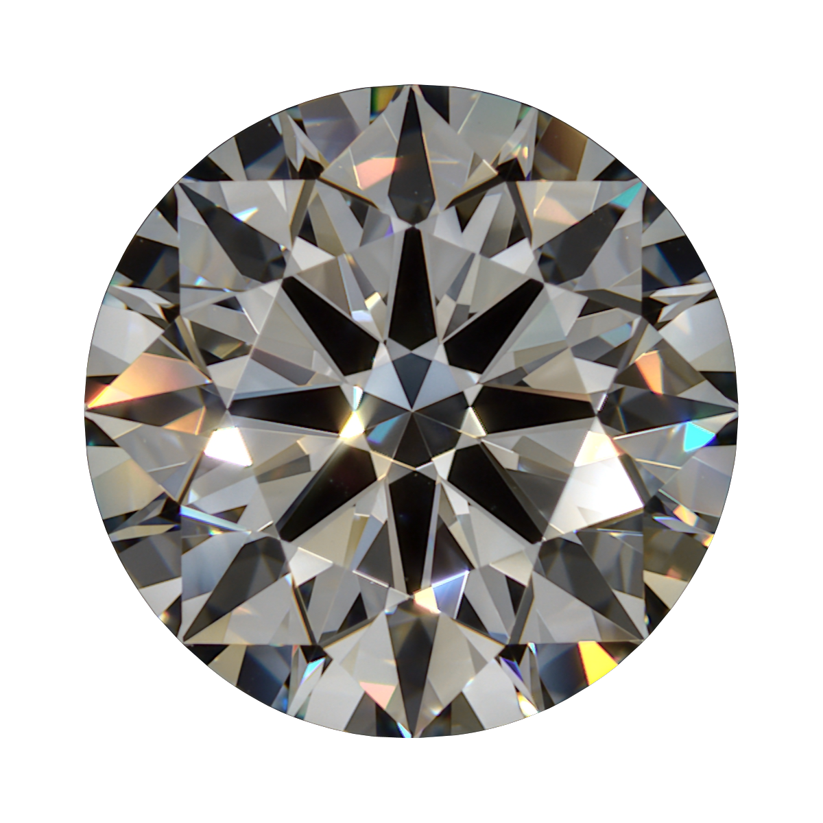 1.61 F VVS2 Premium Lab Grown Round still