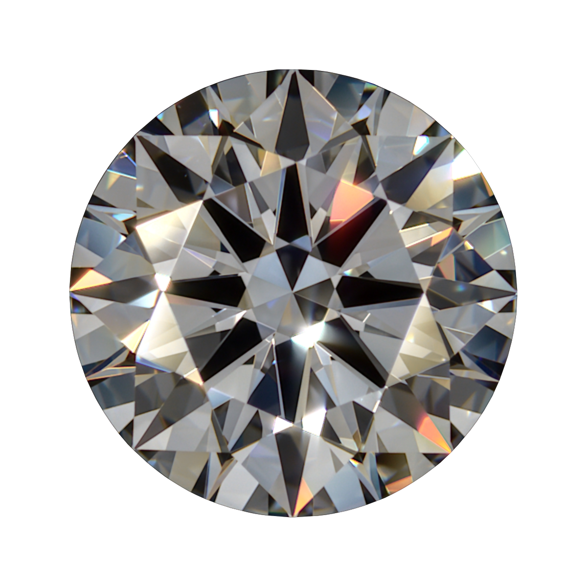 1.39 D VVS1 Premium Lab Grown Round still