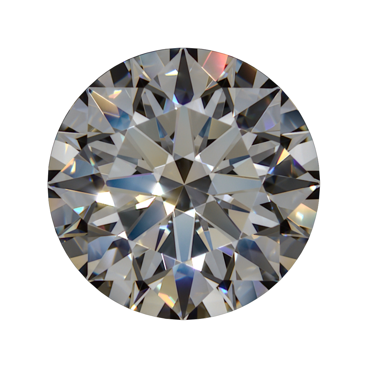 1.31 D VVS1 Premium Lab Grown Round still