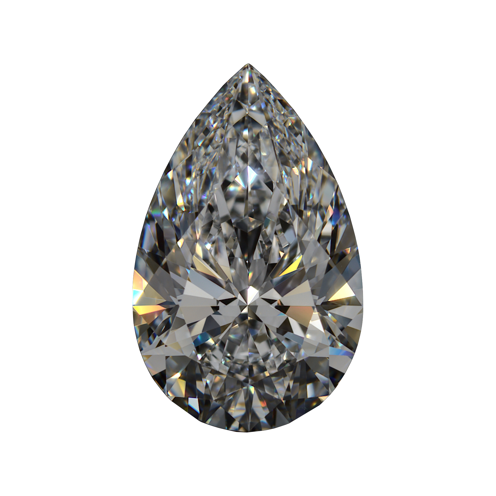 2.05 D VVS1 Premium Lab Pear Shape still