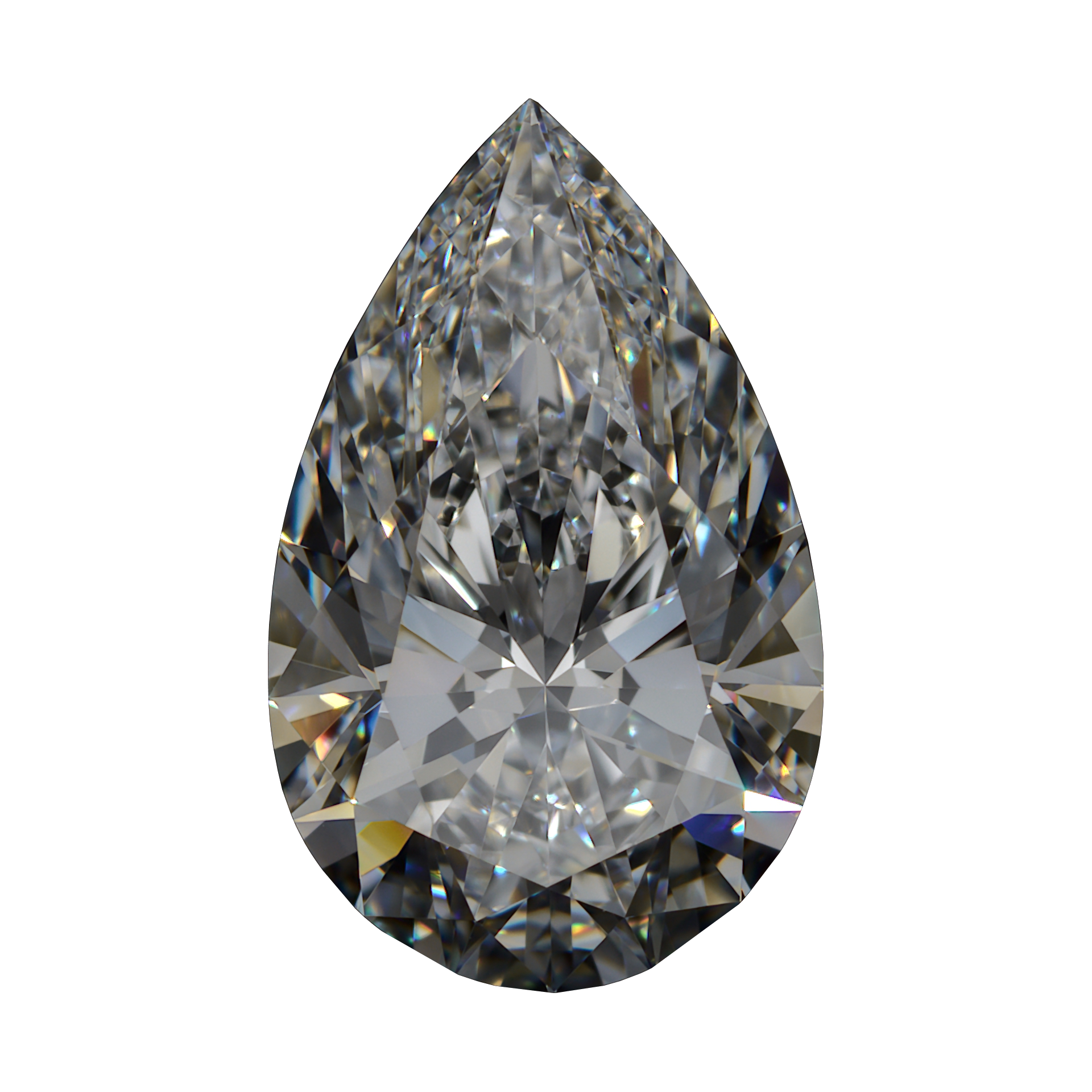 2.71 D VVS1 Premium Lab Pear Shape still