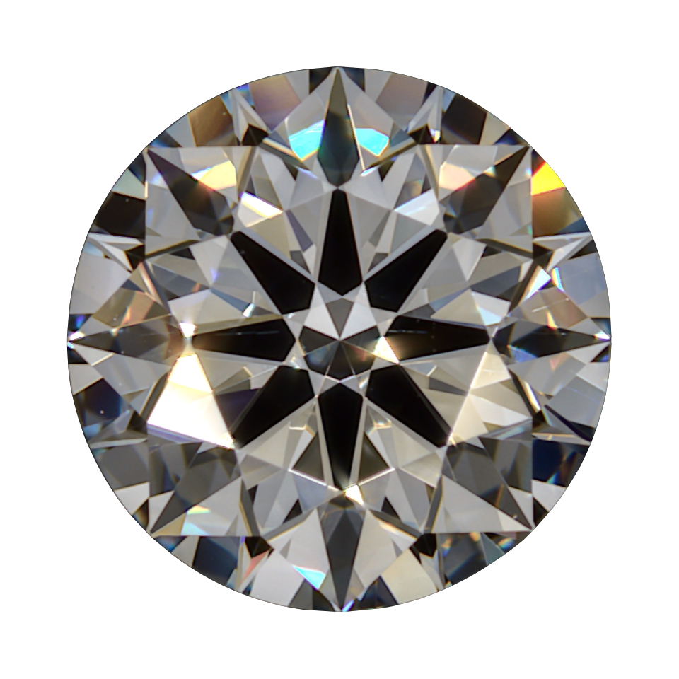 0.84 D VS2 BG Premium Lab Round Diamond - Grown in the USA still