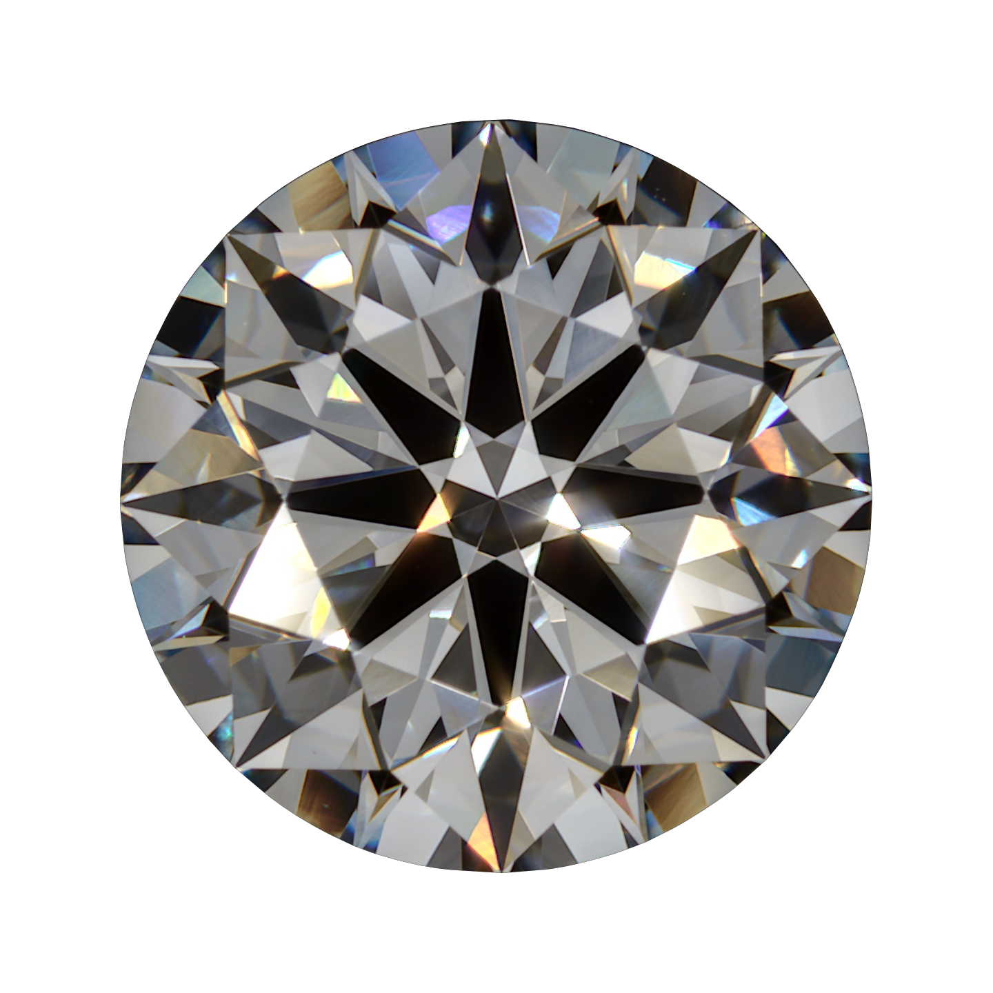 2.40 F VVS2 BG Premium Lab Round Diamond - Grown in the USA still
