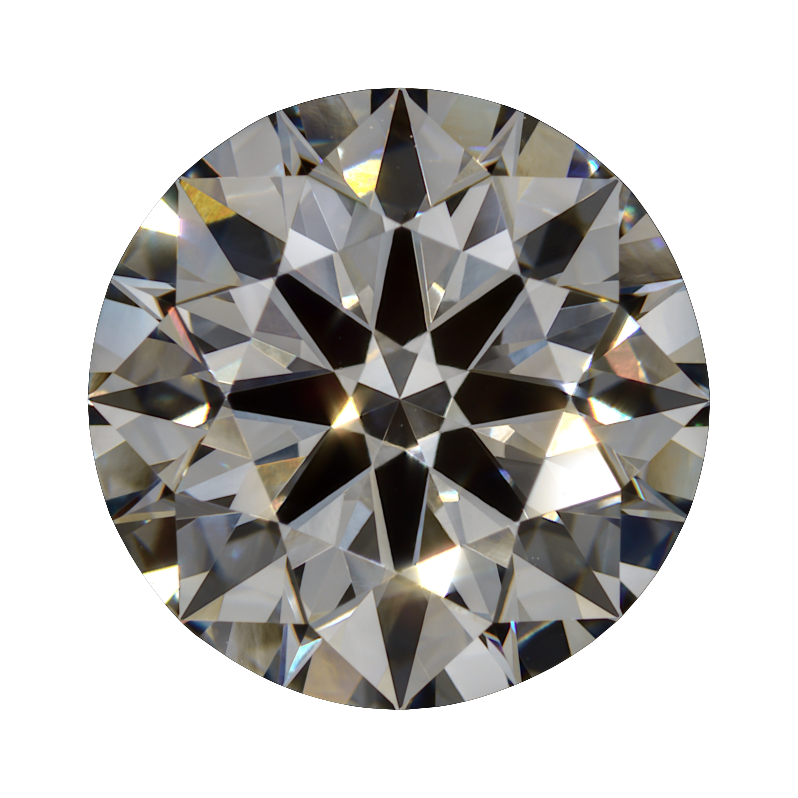 3.54 F VVS2 Brian Gavin Premium Lab Round - Grown in the USA still