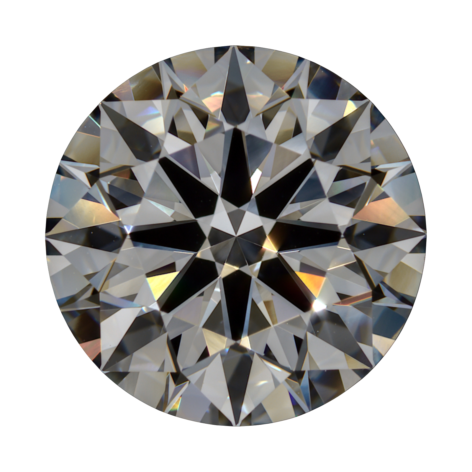 3.98 D VS1 Brian Gavin Premium Lab Round - Grown in the USA still