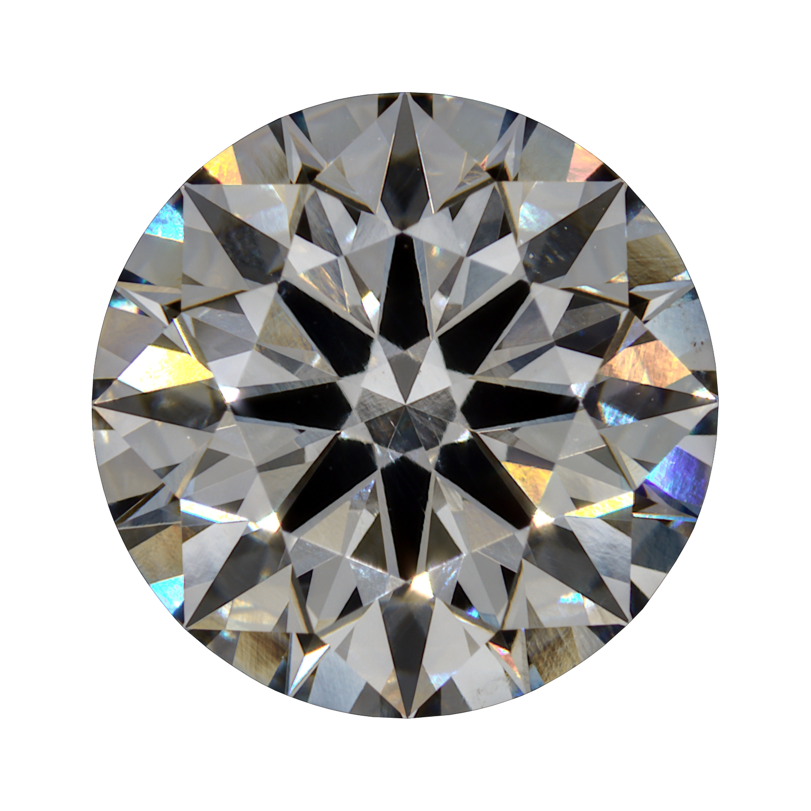 3.45 F VS2 BG Premium Lab Round Diamond - Grown in the USA still