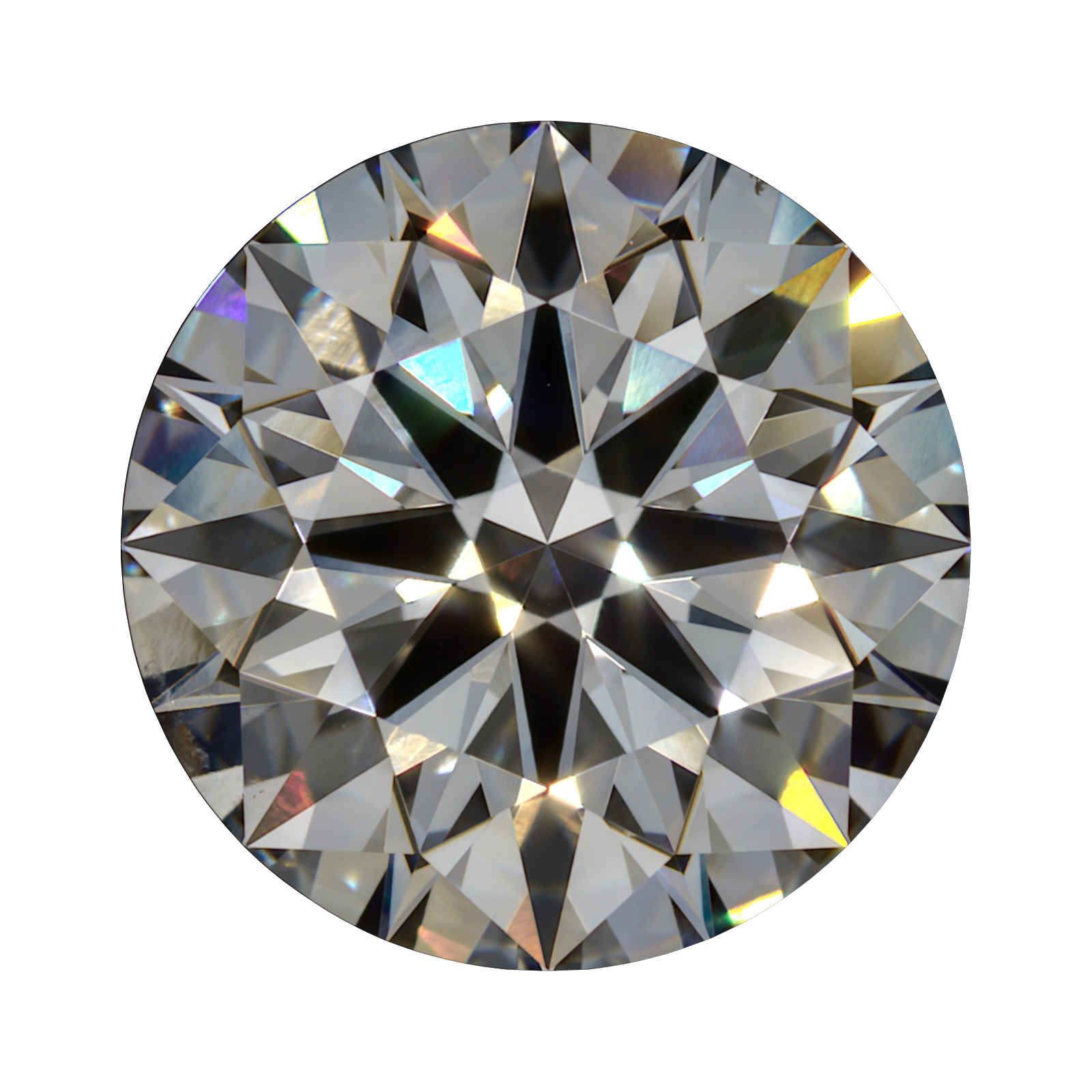 3.52 D VS2 BG Premium Lab Round Diamond - Grown in the USA still