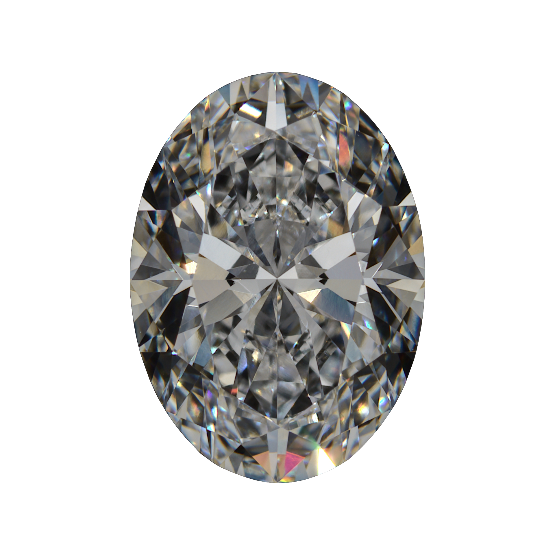 2.87 D VVS1 Brian Gavin Premium Lab Oval - Grown in the USA still