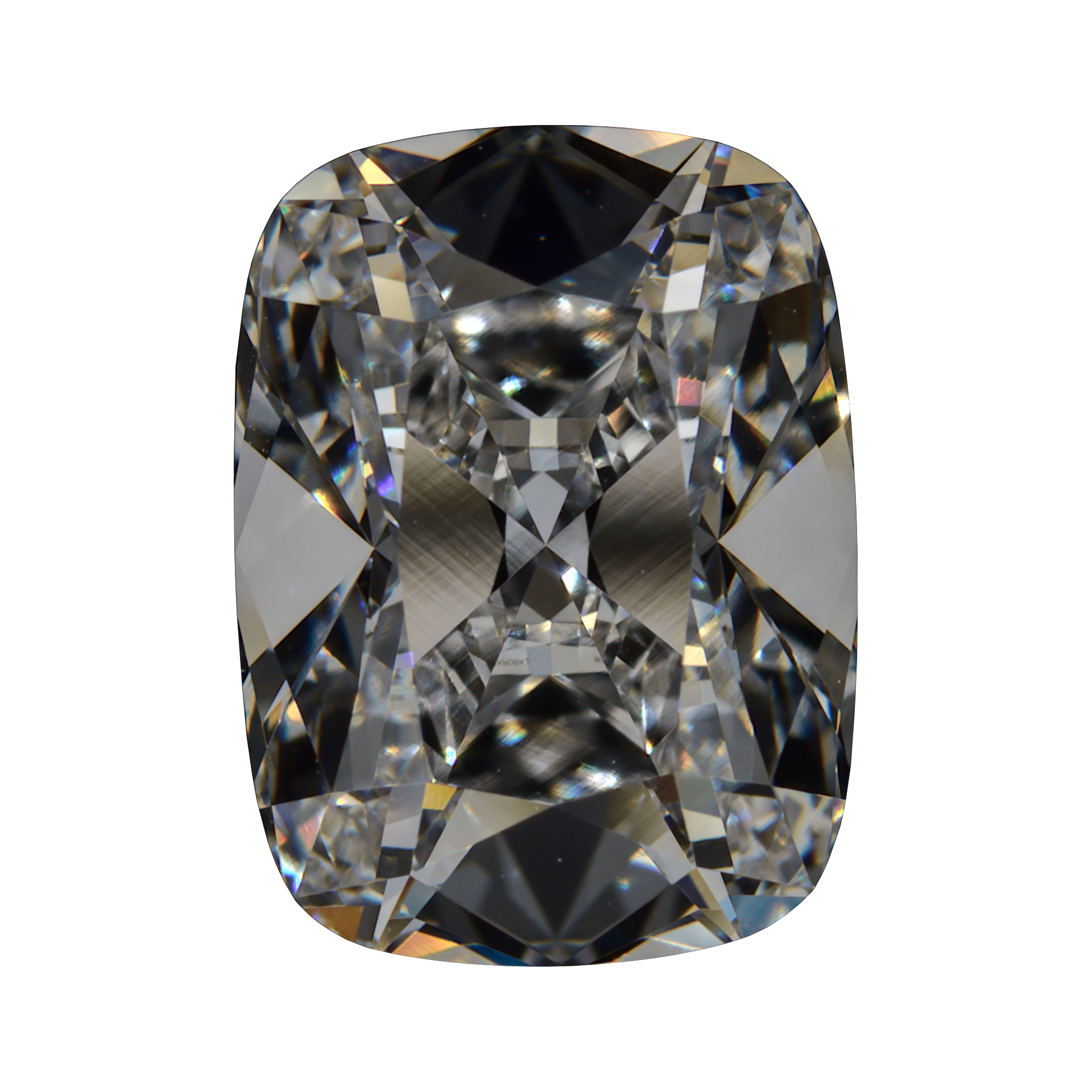 4.55 F VS1 BG Premium Elongated Old Mine Cushion Diamond still