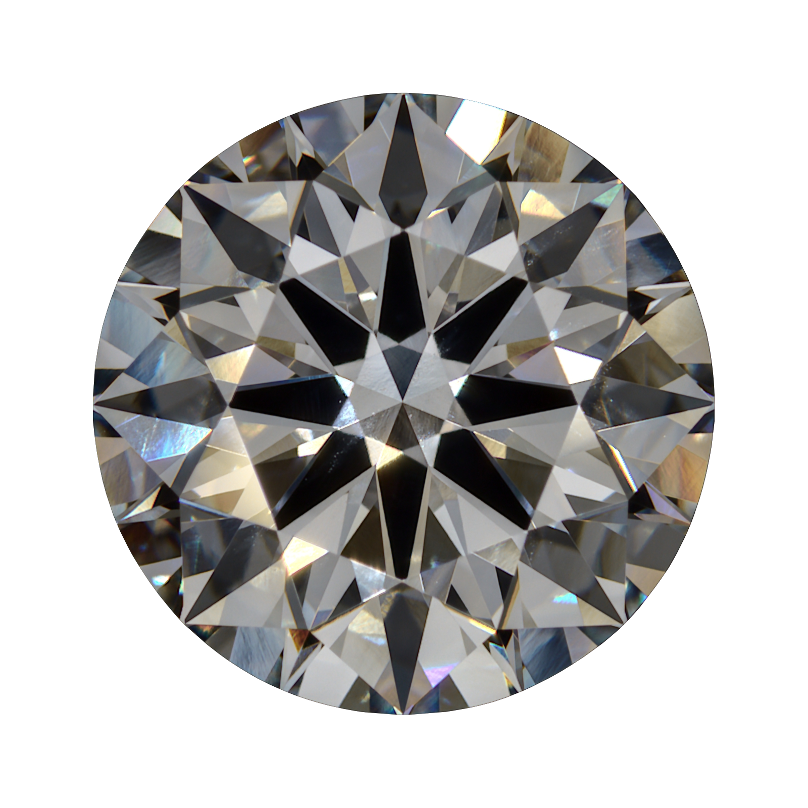 3.46 E VS1 Brian Gavin Premium Lab Round - Grown in the USA still