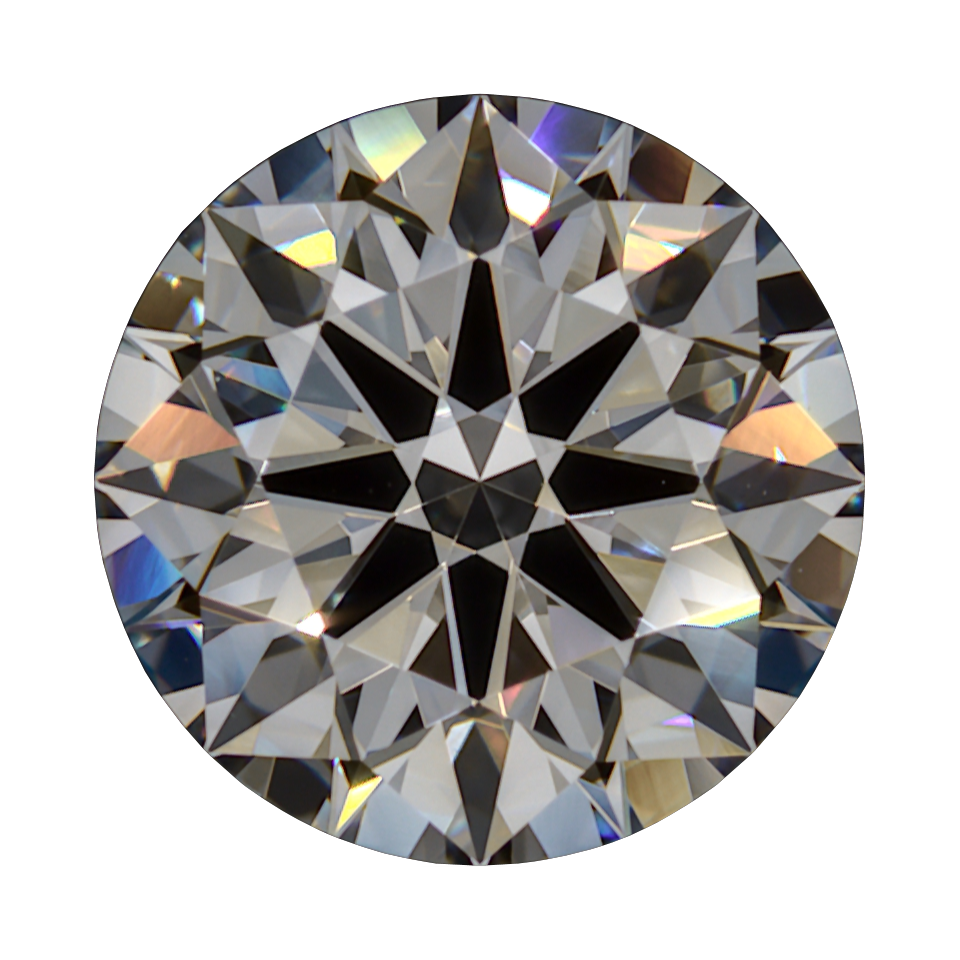 0.84 D VVS1 BG Premium Lab Round Diamond - Grown in the USA still