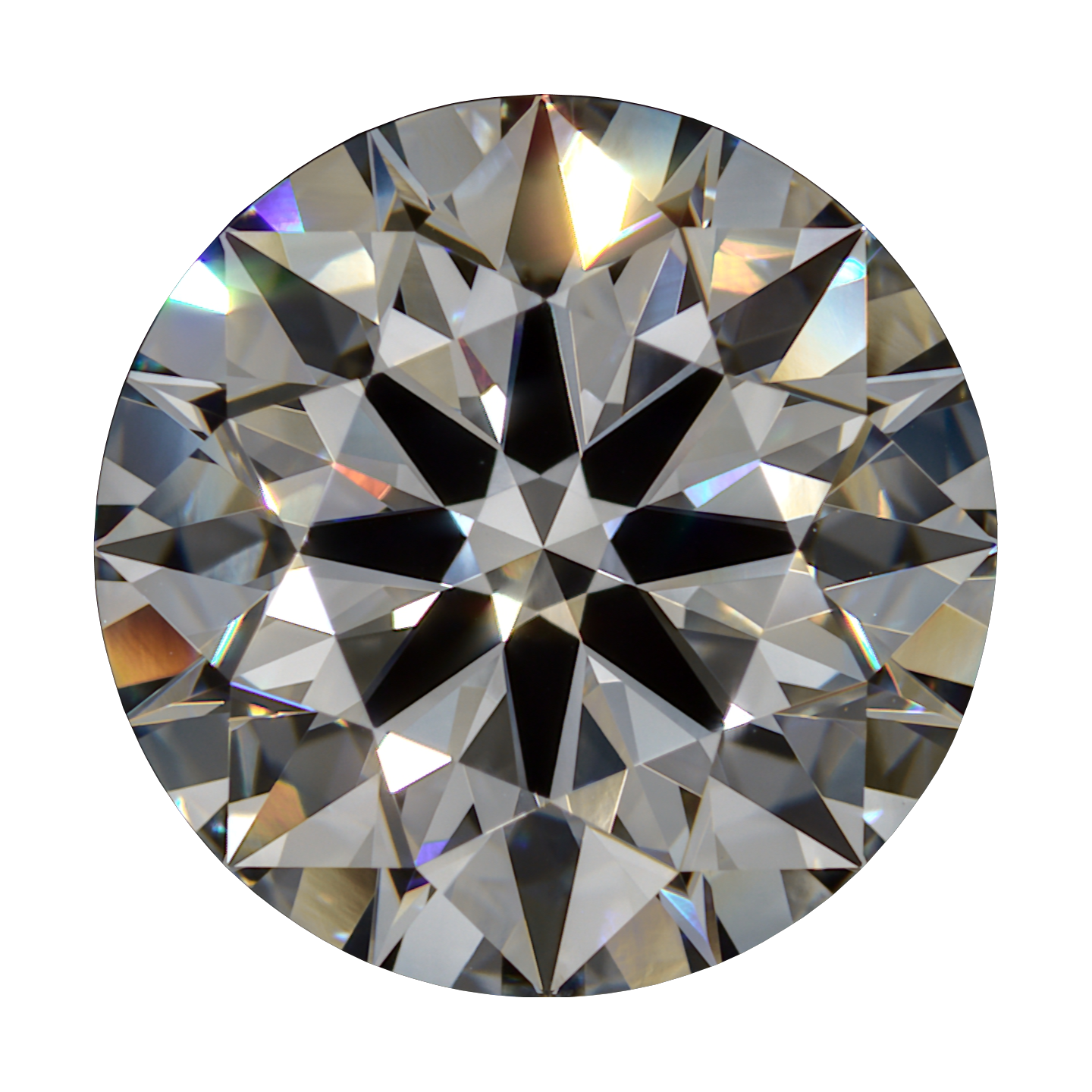 3.12 E VS2 BG Premium Lab Round Diamond - Grown in the USA still