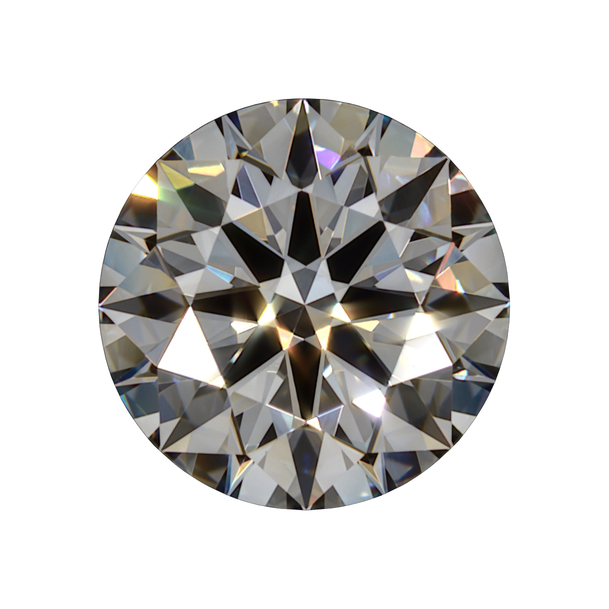 0.97 D VS2 BG Premium Lab Round Diamond - Grown in the USA still