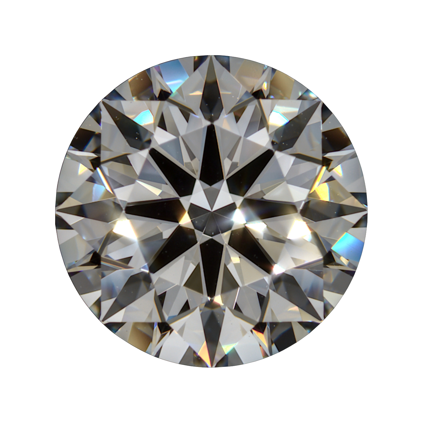 2.22 E VS1 Brian Gavin Premium Lab Grown Round Diamond HPHT still