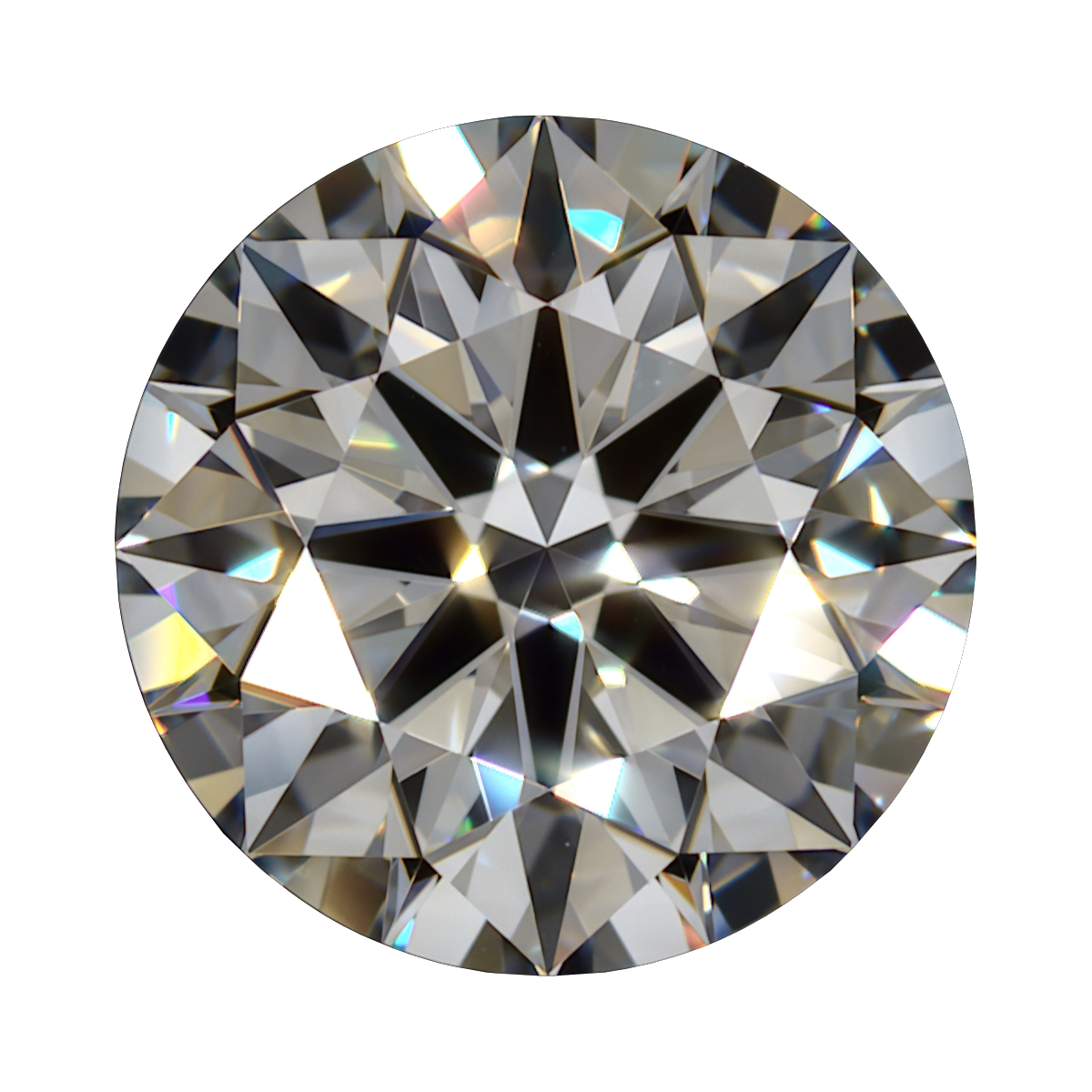 1.58 D VVS1 BG Premium Lab Grown Round Diamond HPHT still