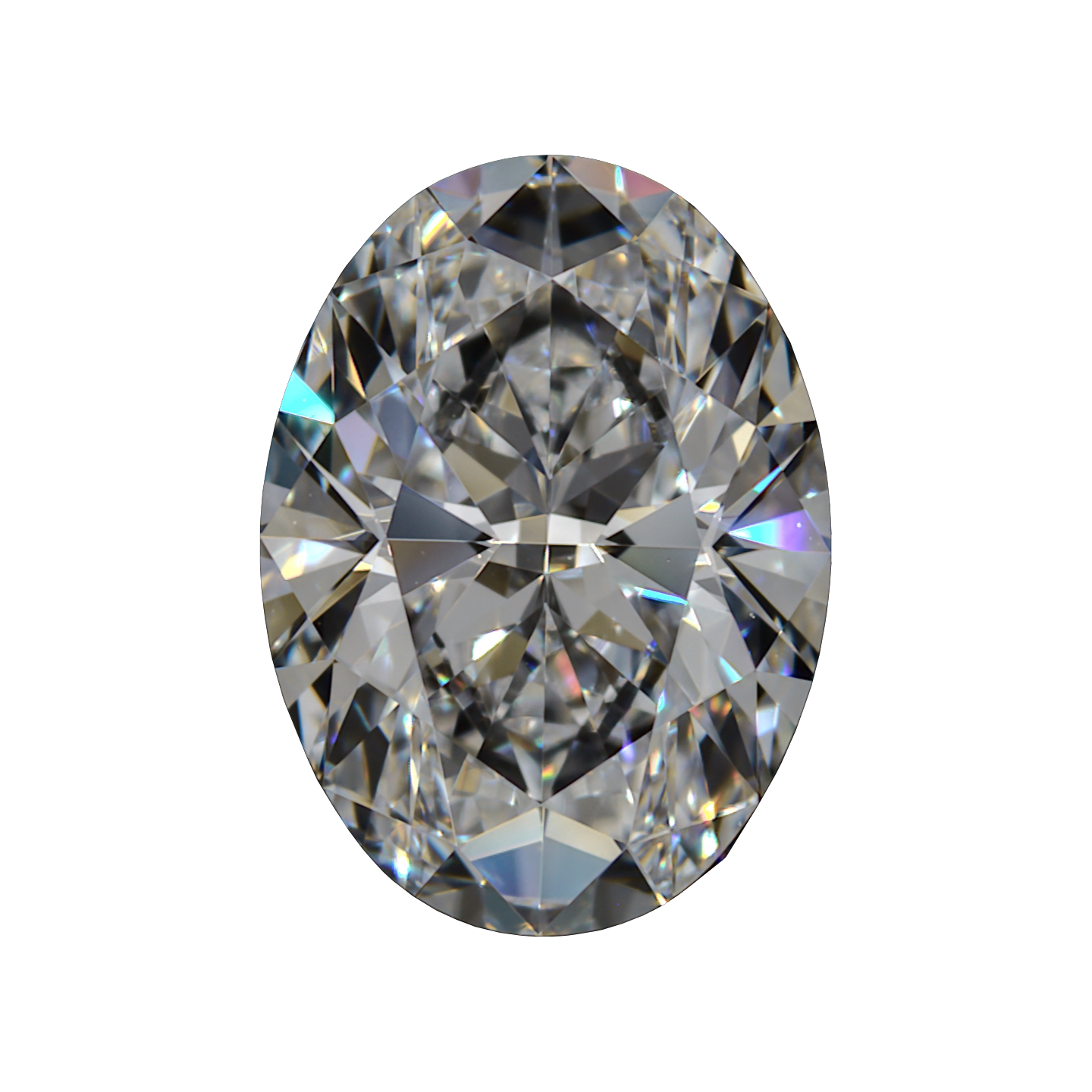1.12 D VVS1 BG Delux Lab Grown Oval Diamond still