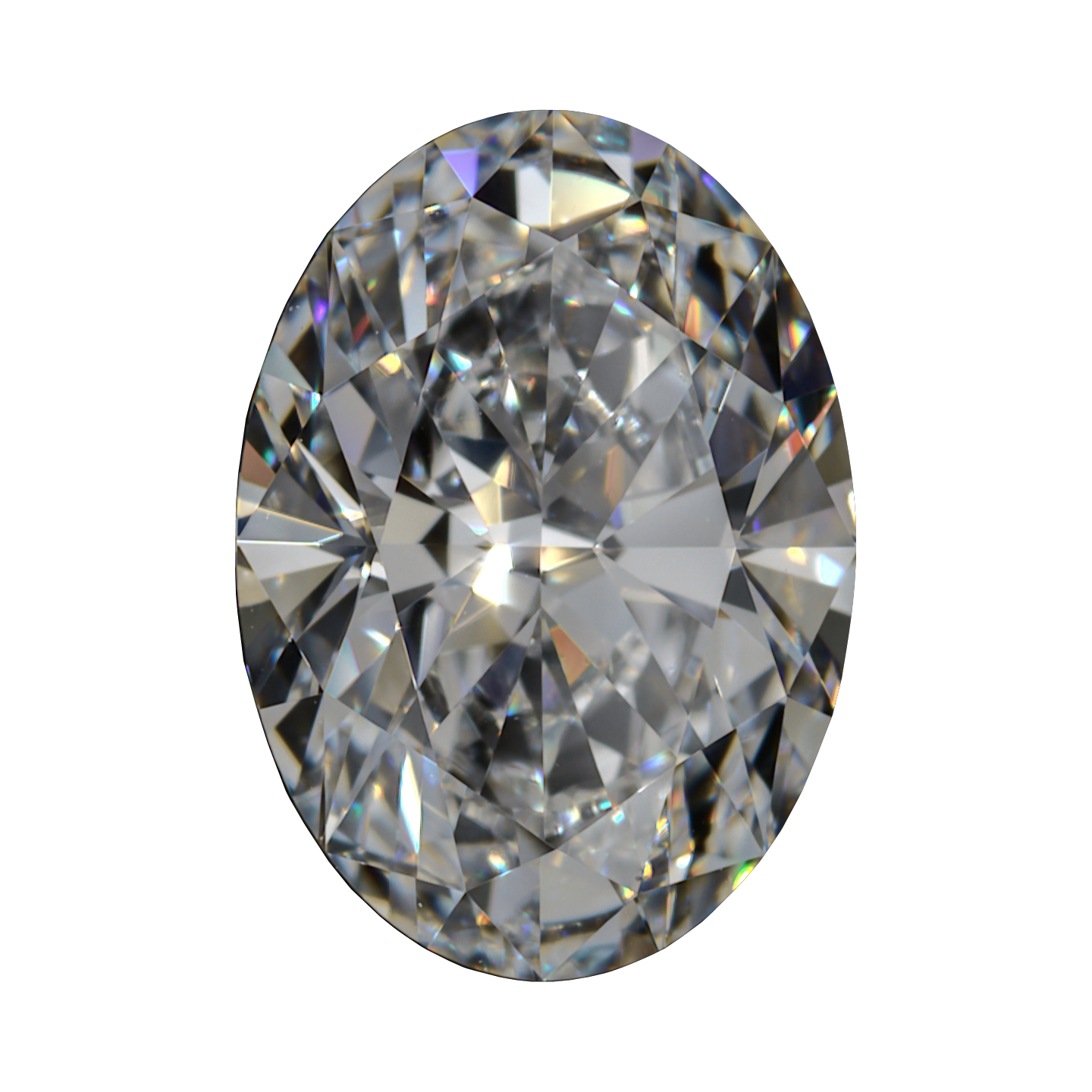 1.52 D VS1 BG Delux Lab Grown Oval Diamond still