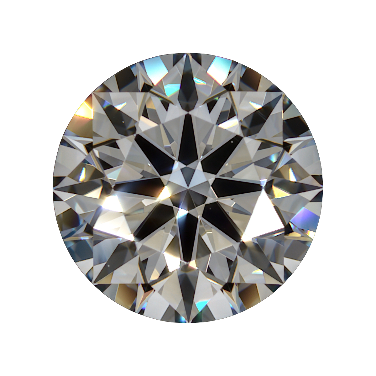 1.18 D VVS1 BG Premium Lab HPHT Round still