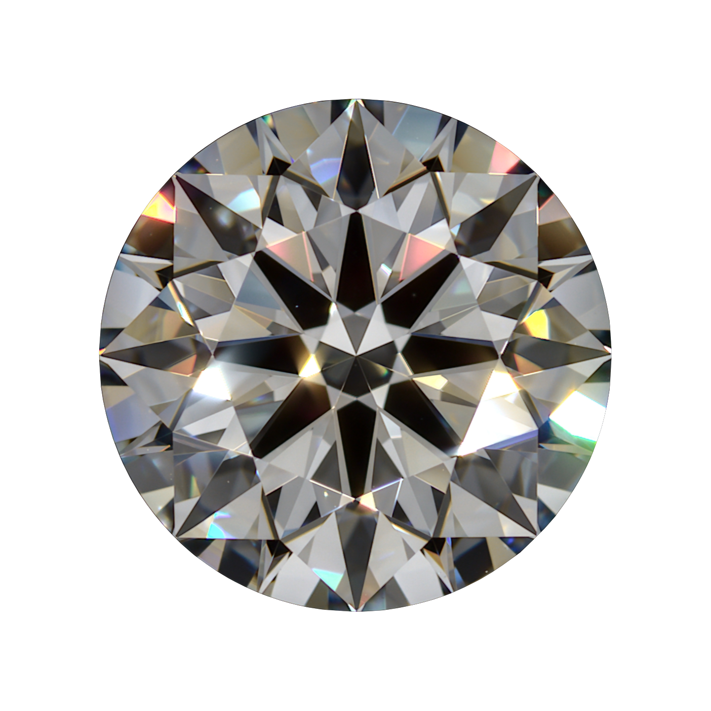 2.07 D VVS2 BG Premium Lab Grown Round Diamond HPHT still