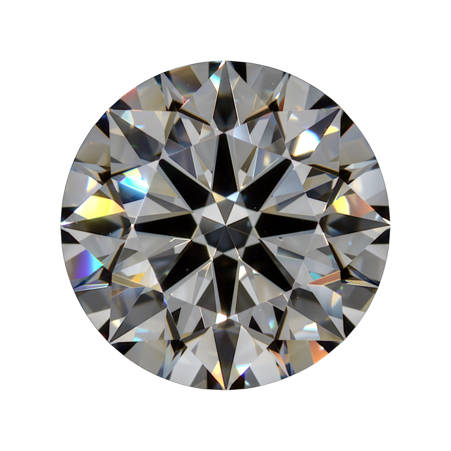 2.16 D VVS2 BG Premium Lab Grown Round Diamond HPHT still