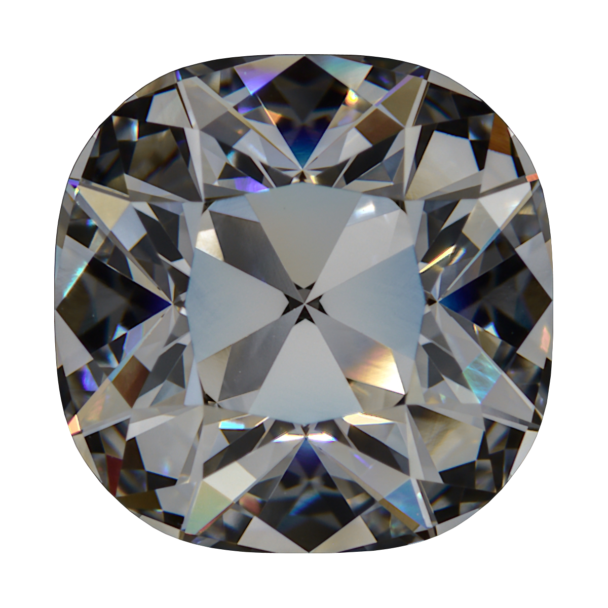 2.11 E VVS2 BG Modified Old  Miner Cushion Cut -Grown in the USA still