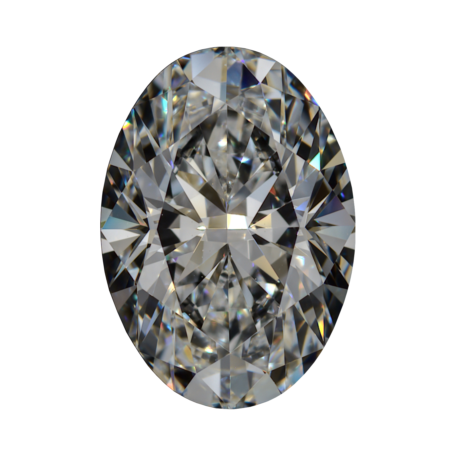 2.04 E VVS2 BG Premium Lab Grown Oval Diamond HPHT still
