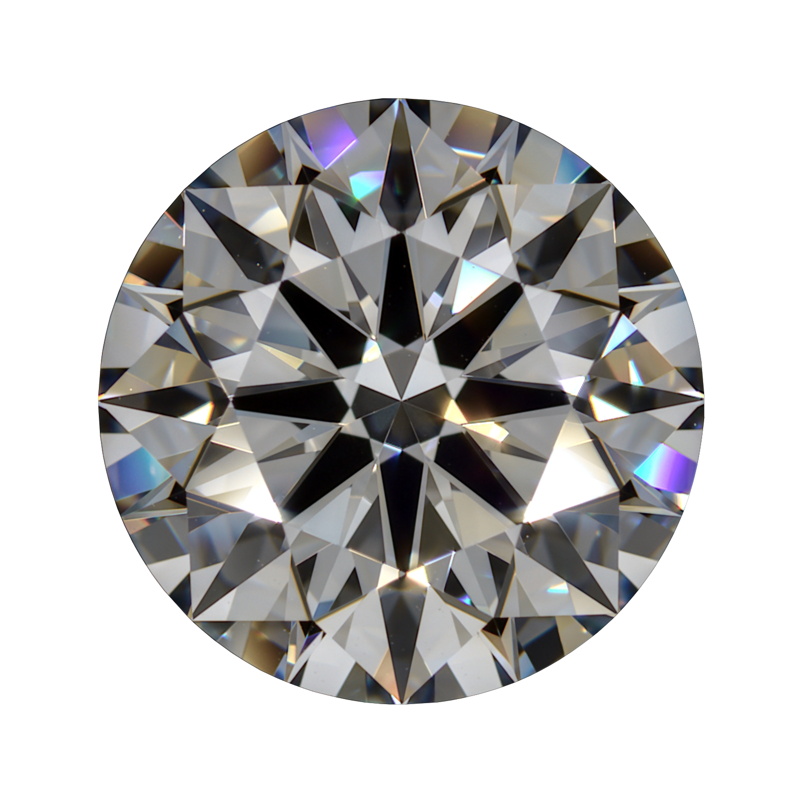 3.23 D VVS1 BG Premium Lab Grown Round Diamond HPHT still