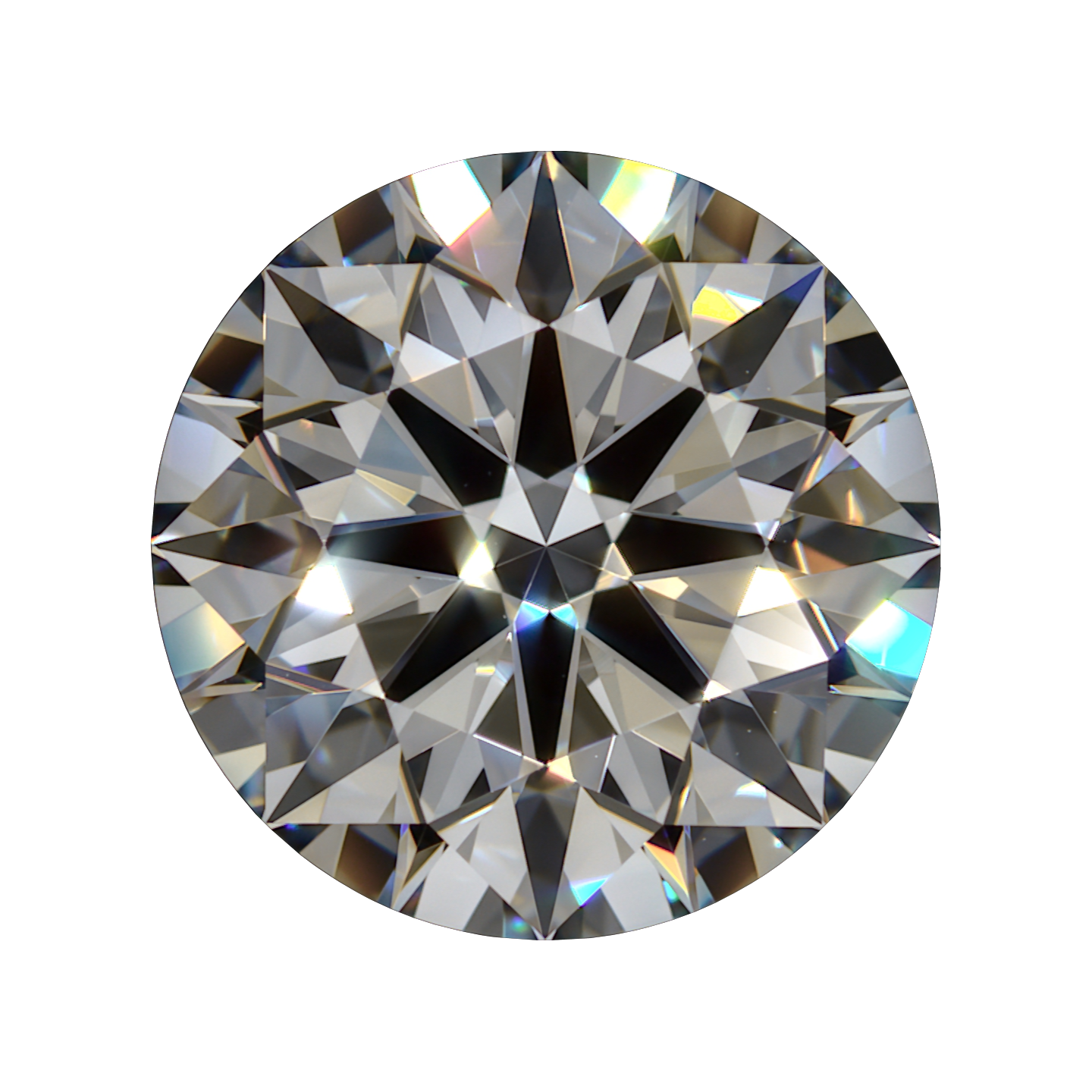 2.09 F VVS1 BG Premium Lab HPHT Round still