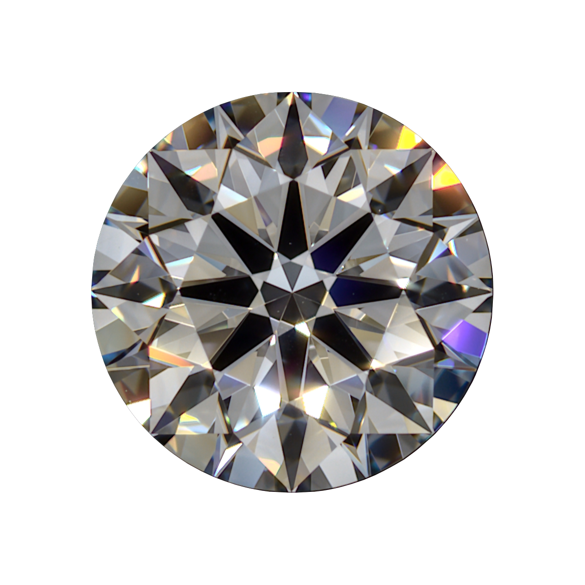 1.04 D VVS2 Brian Gavin Premium Lab Grown Round Diamond HPHT still