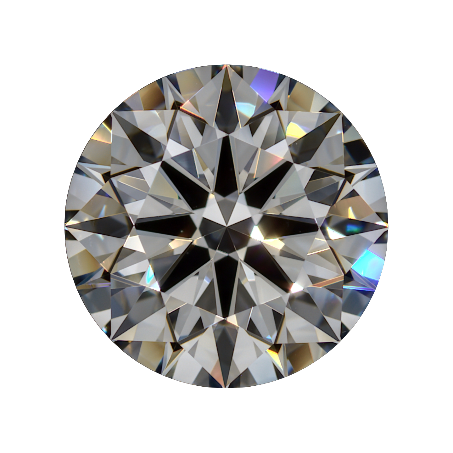 2.03 D VVS2 BG Premium Lab Grown Round Diamond HPHT still