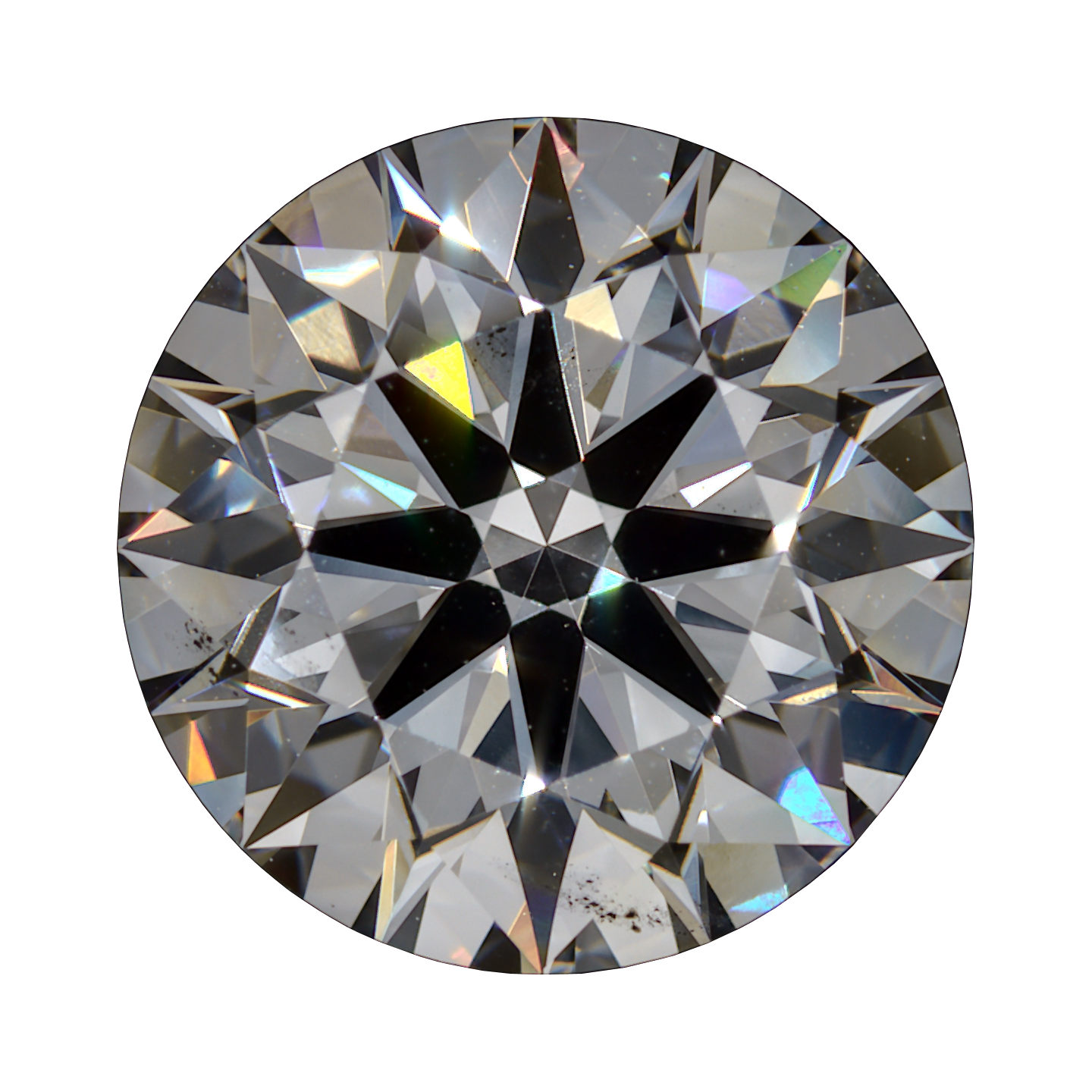 2.64 F SI1 Brian Gavin Premium Lab Grown Round Diamond still