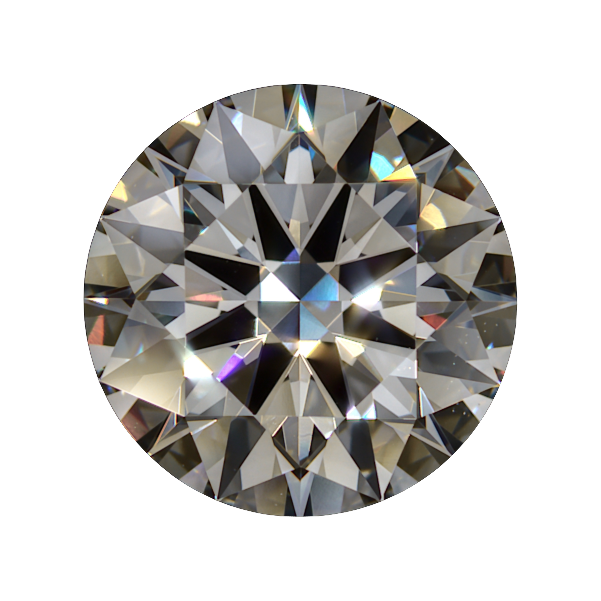 1.17 F VVS2 Brian Gavin Premium Lab Grown Round Diamond still