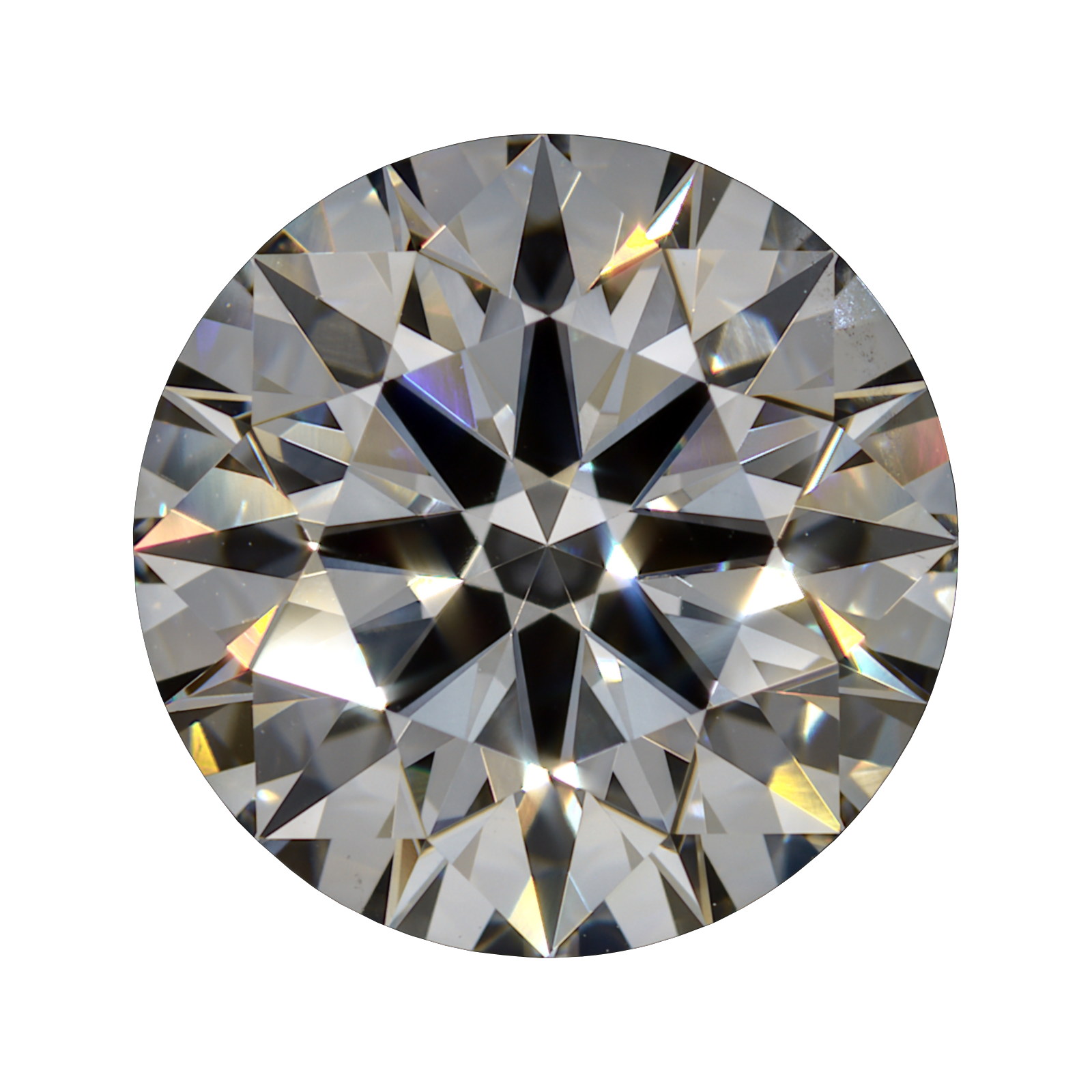 3.17 F VS2 Brian Gavin Premium Lab Grown Round Diamond still