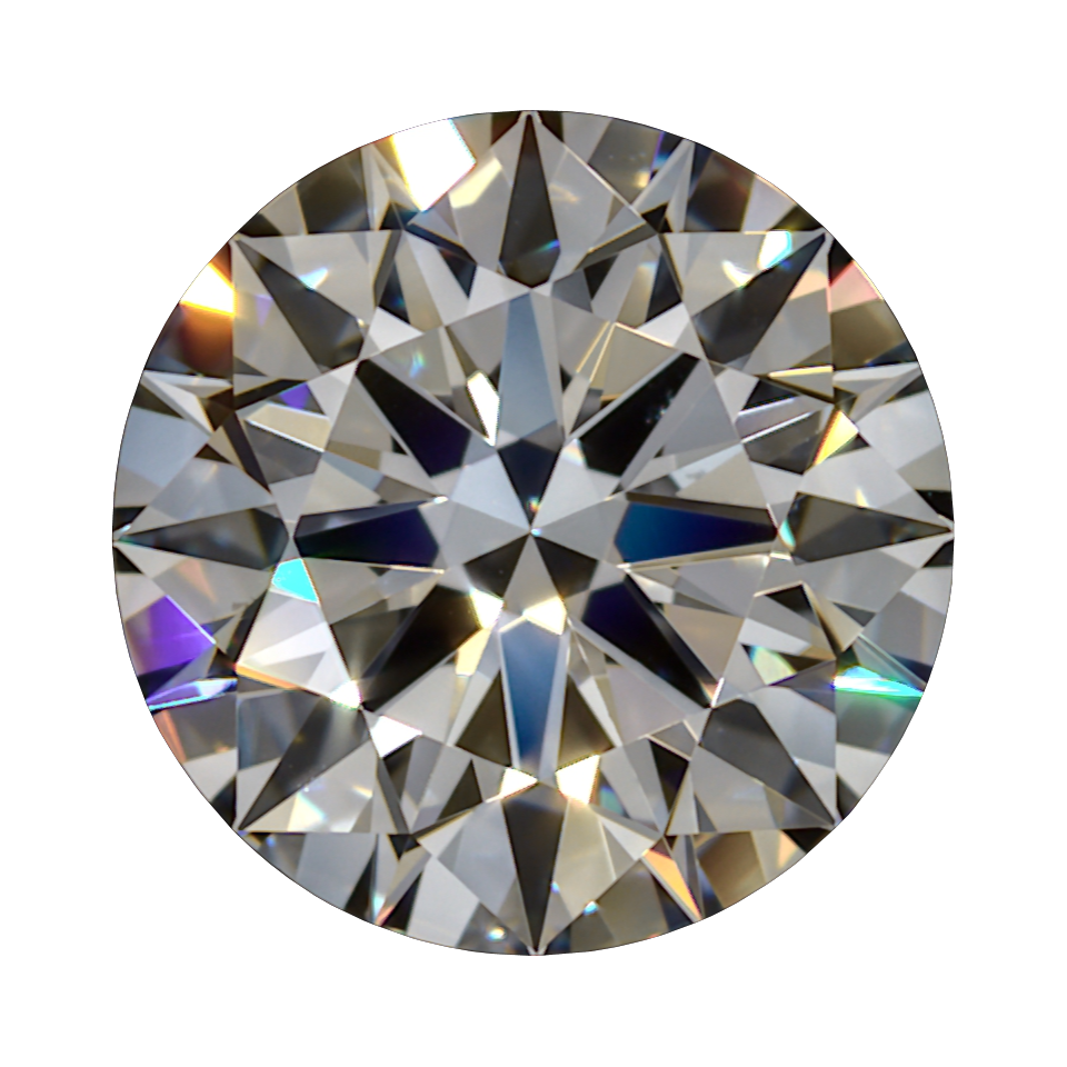 0.814 E VS1 Brian Gavin Premium Lab Grown Round Diamond still