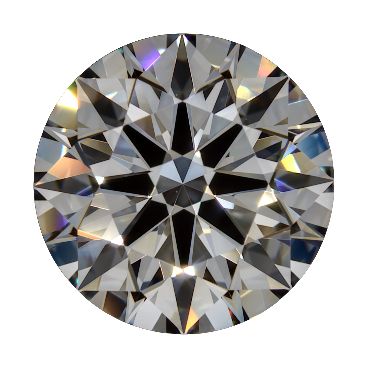 3.026 E VVS2 Brian Gavin Premium Lab Grown Round Diamond still