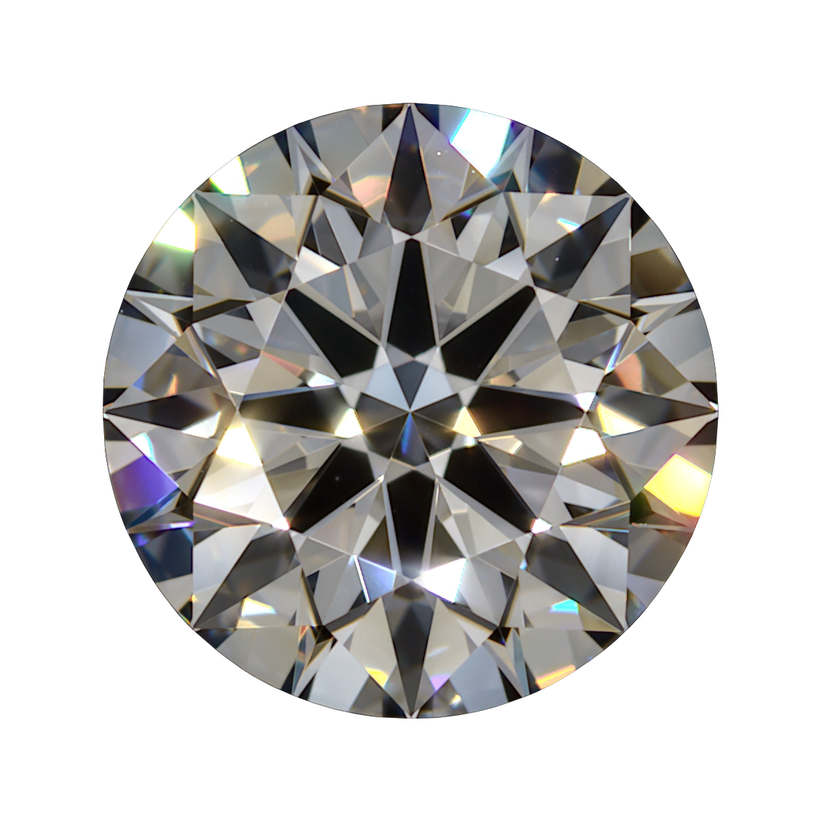 1.346 F VVS1 Brian Gavin Premium Lab Grown Round Diamond still