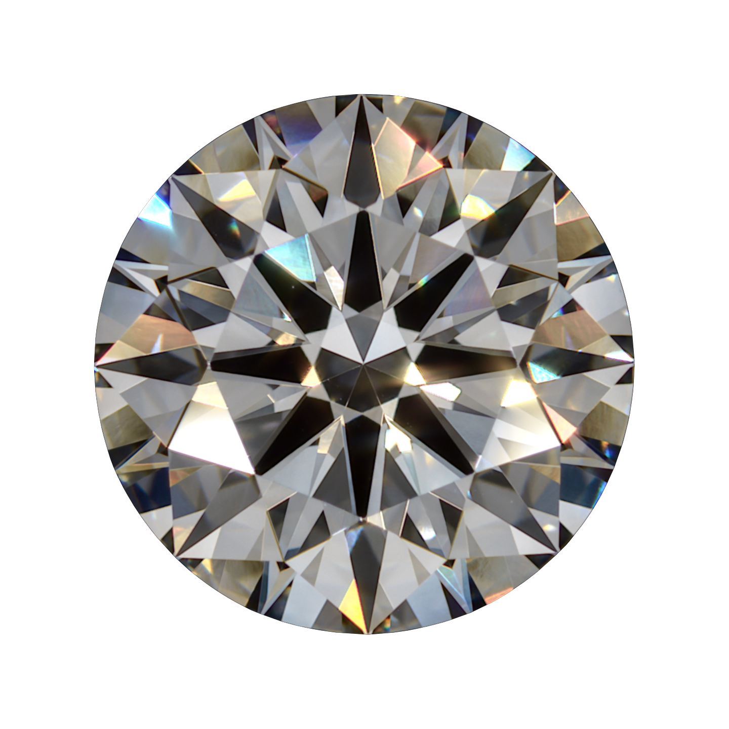 2.186 D VVS1 Brian Gavin Premium Lab Grown Round Diamond still