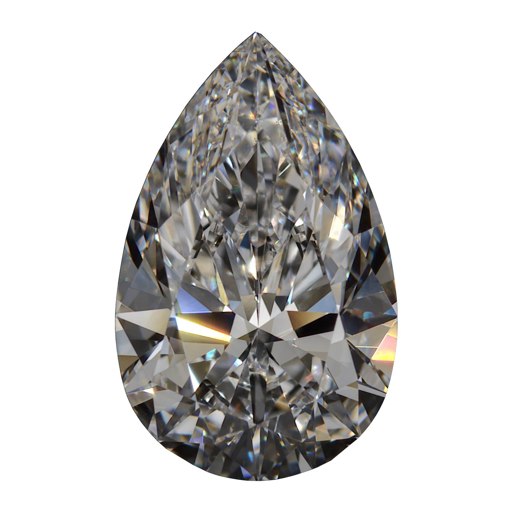 2.361 D VS1 Brian Gavin Premium Lab Grown Pear Diamond still