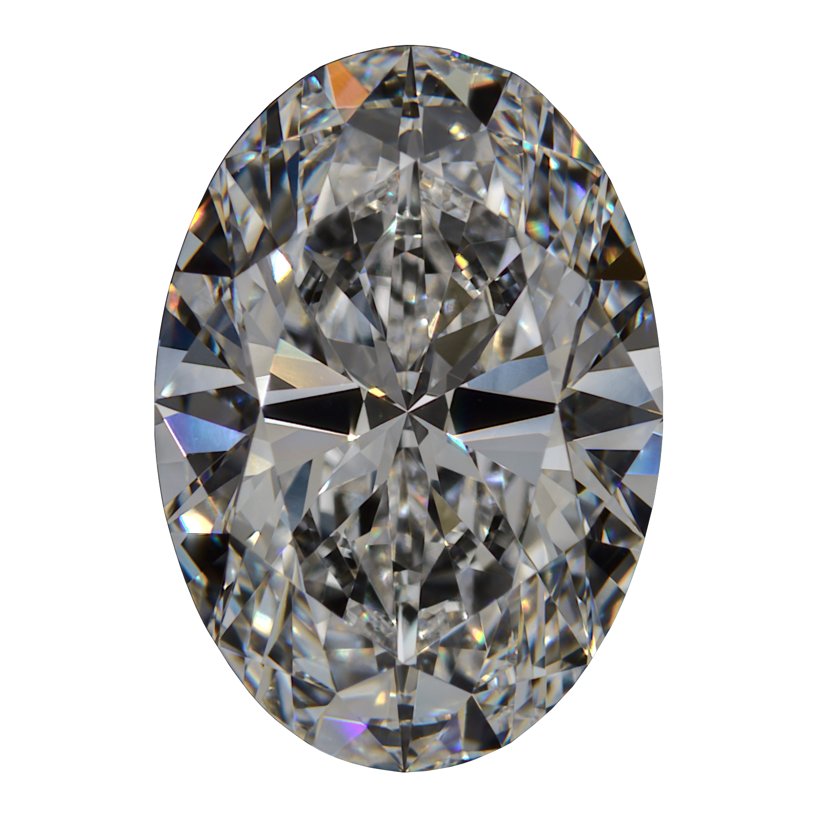 2.751 D VVS1 Brian Gavin Premium Lab Grown Oval Diamond still