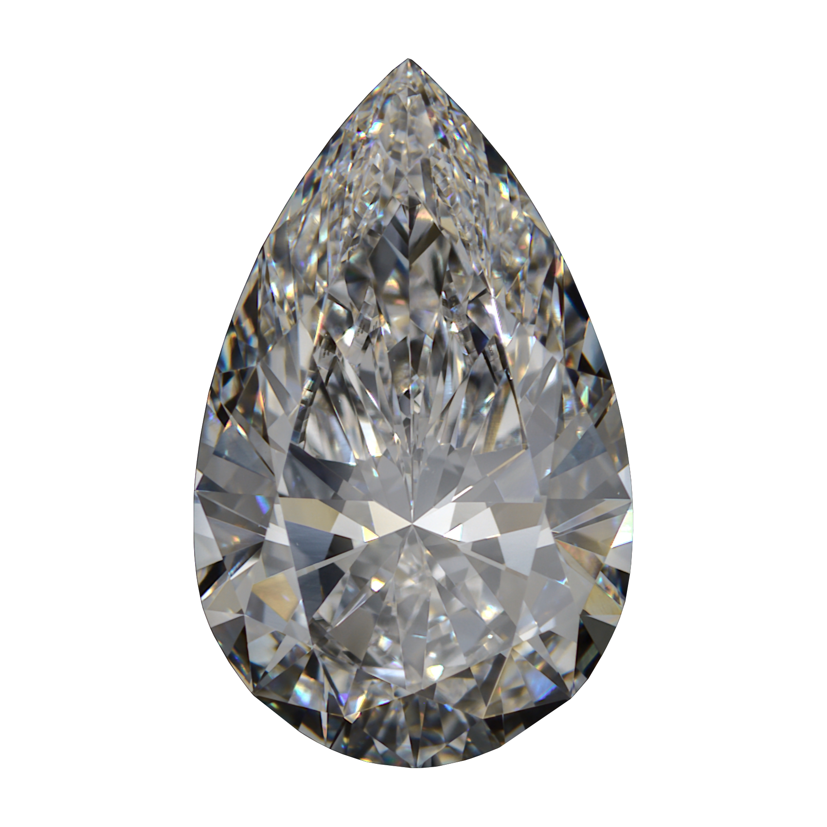 2.015 D VVS1 Brian Gavin Premium Lab Grown Pear Diamond still