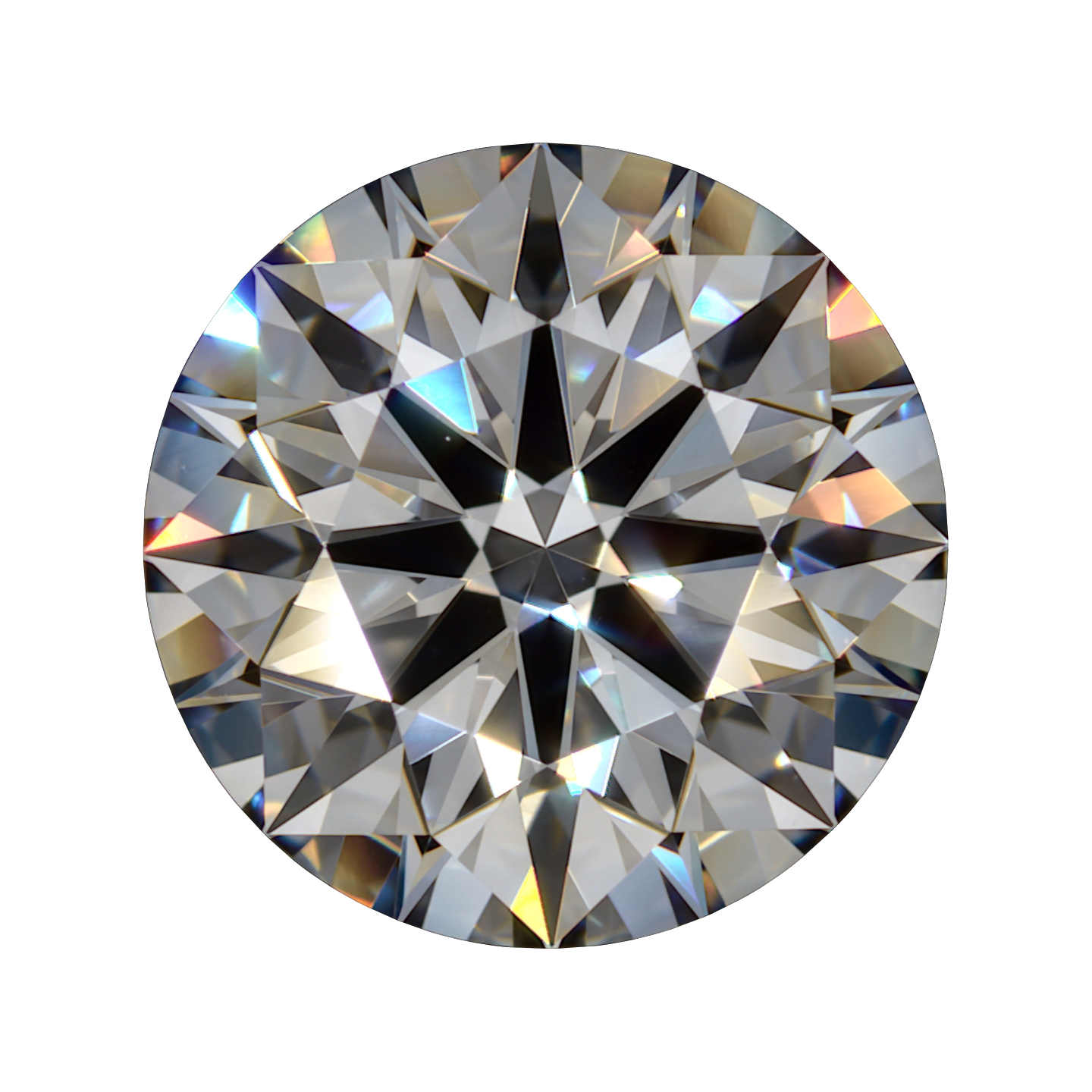 2.197 E VVS2 Brian Gavin Premium Lab Grown Round Diamond still
