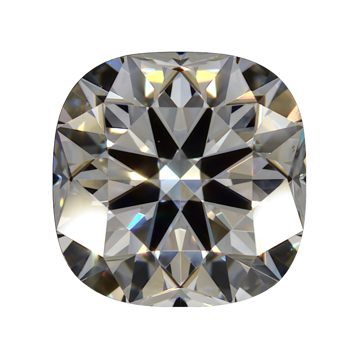 1.584 F VS1 Brian Gavin Premium Lab Grown Cushion Diamond still