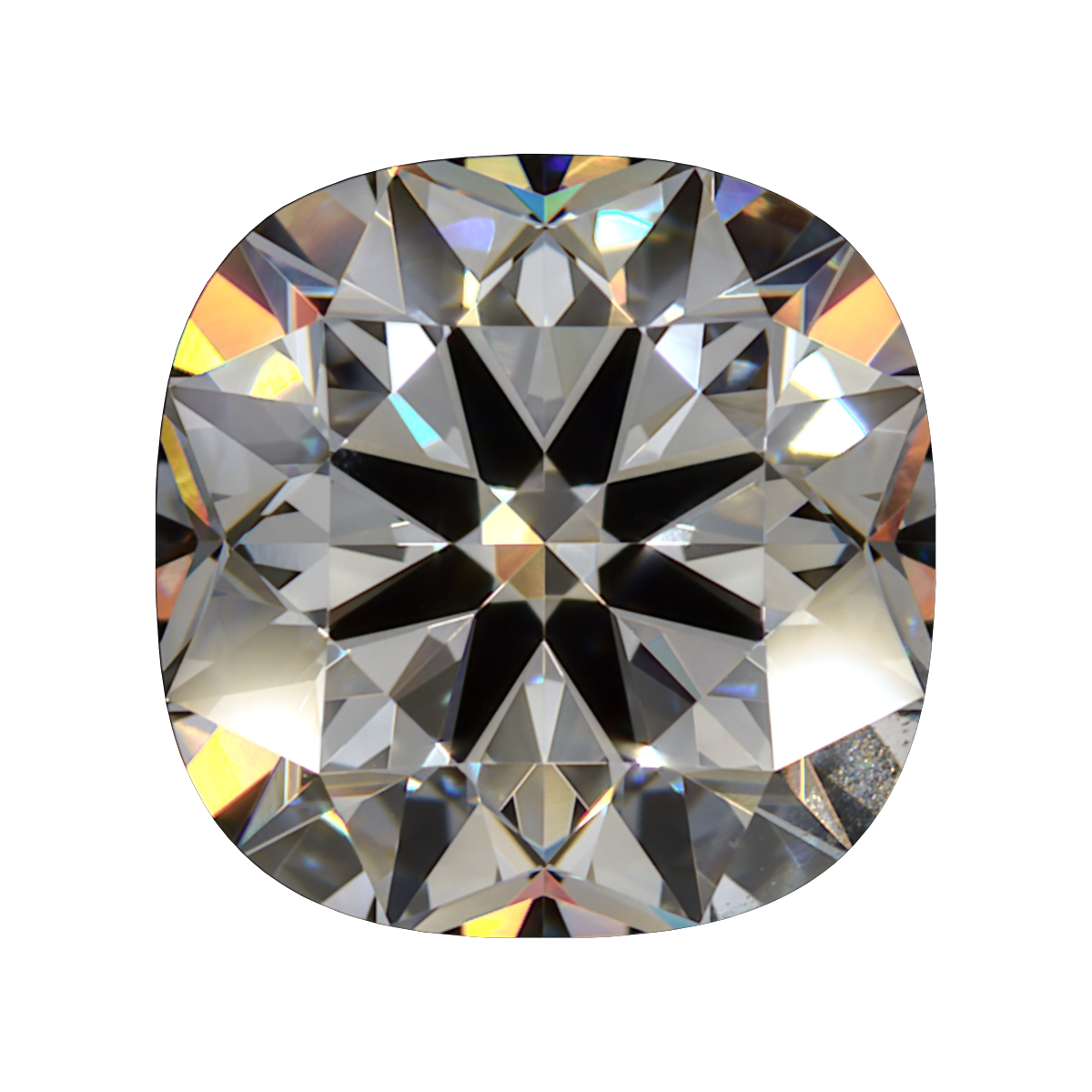 1.627 F SI1 Brian Gavin Premium Lab Grown Cushion Diamond still