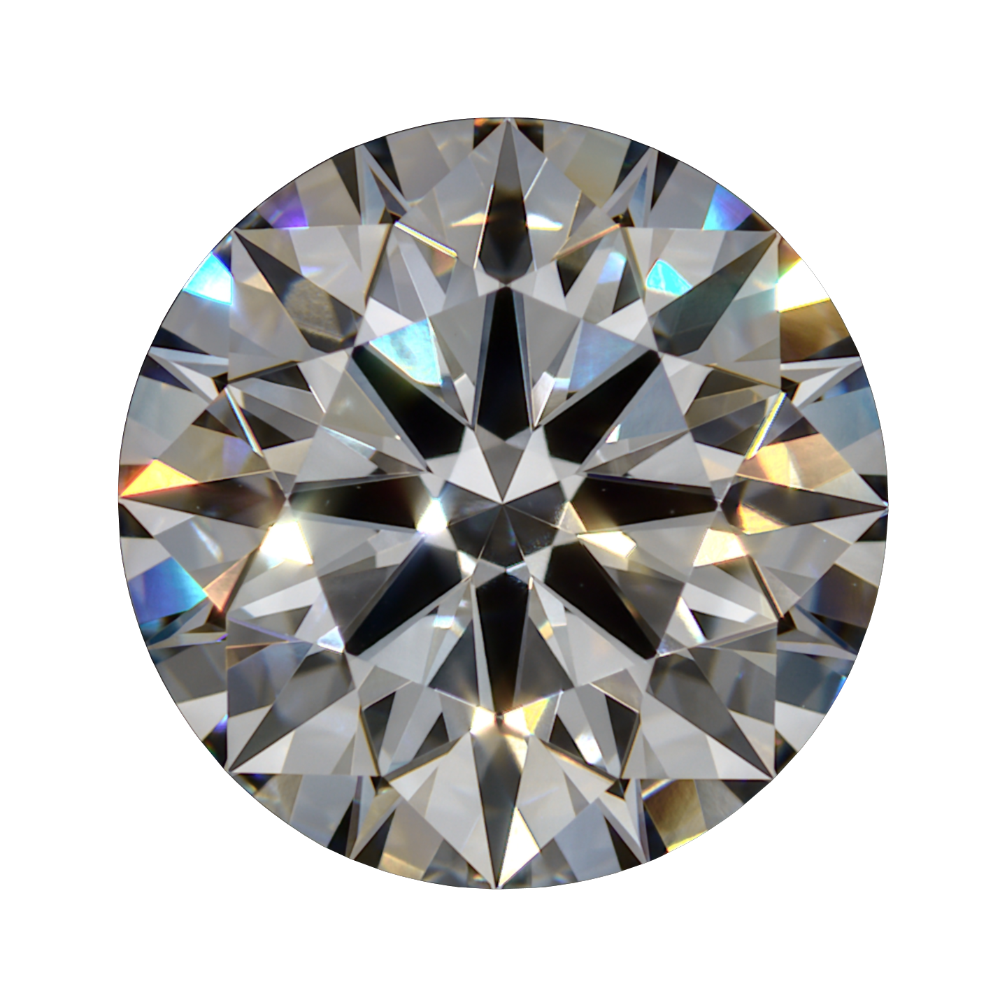2.43 D VVS1 Brian Gavin Premium Lab Grown Round Diamond still
